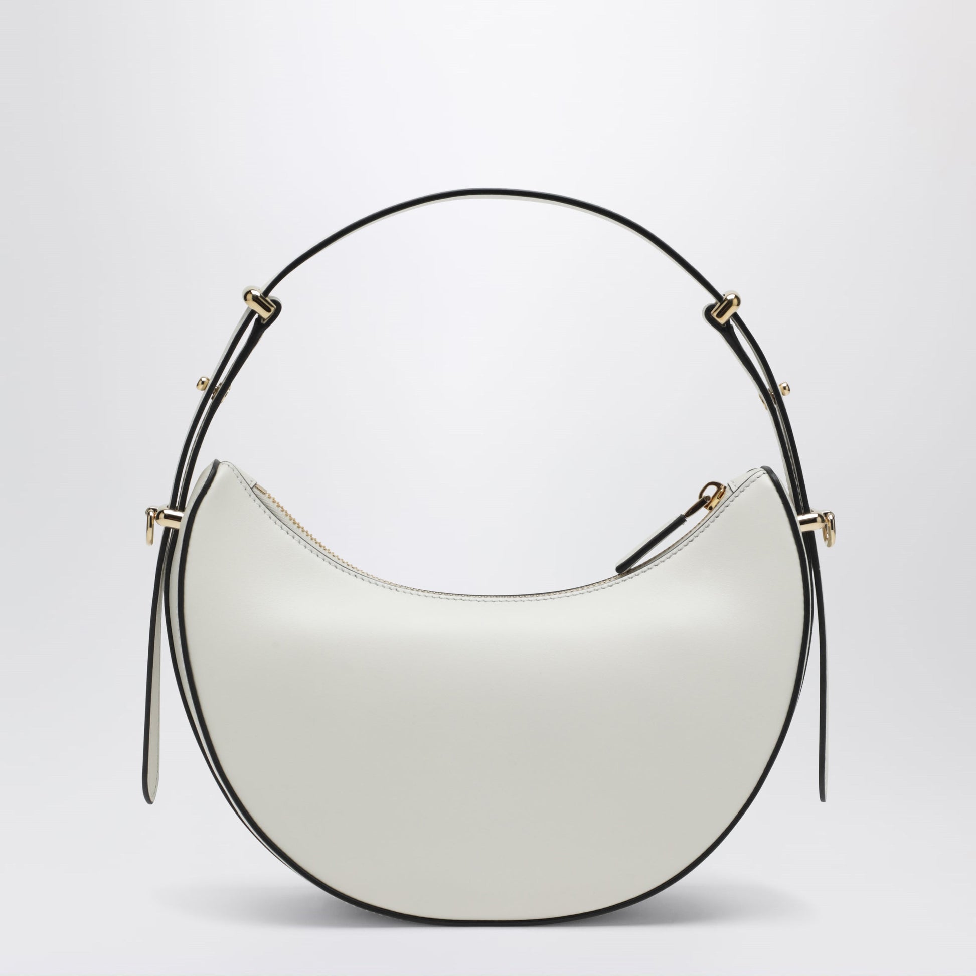 Prada Prada Arque Small Shoulder Bag In White Leather Women PRADA