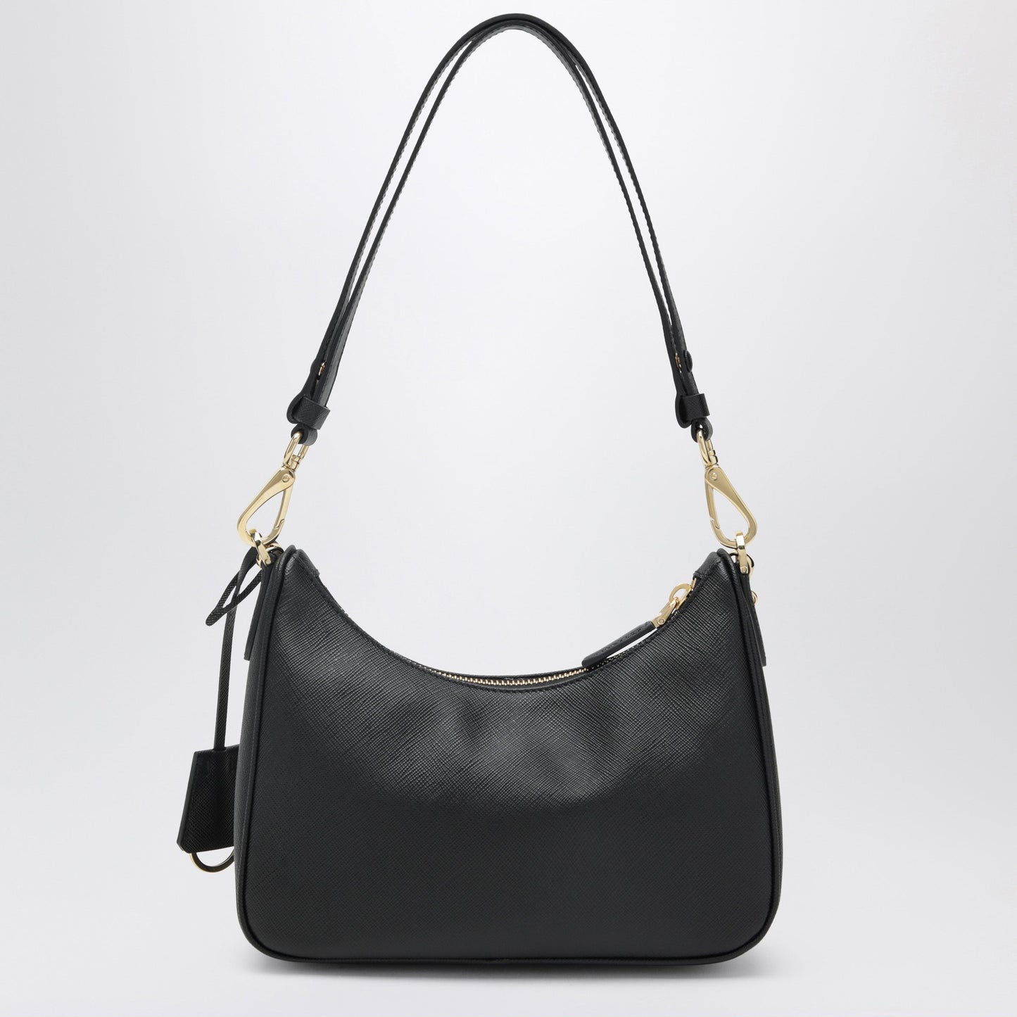 Prada Black Prada Re-Edition Mini Bag In Saffiano Leather Women PRADA