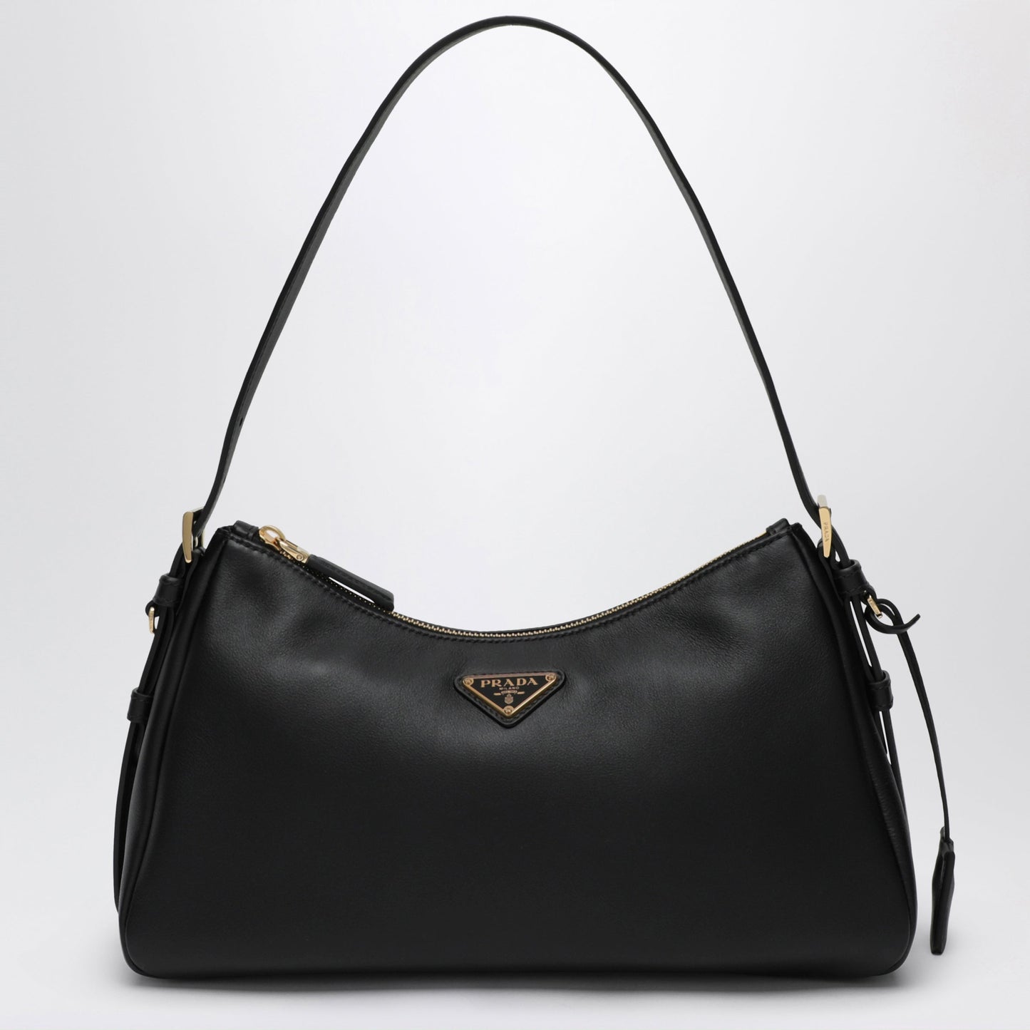 Prada Black Medium Prada Aimee Bag In Leather Women PRADA