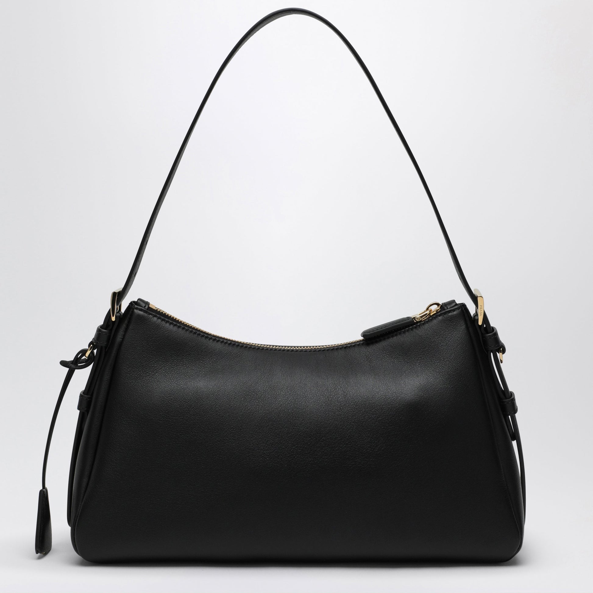 Prada Black Medium Prada Aimee Bag In Leather Women PRADA