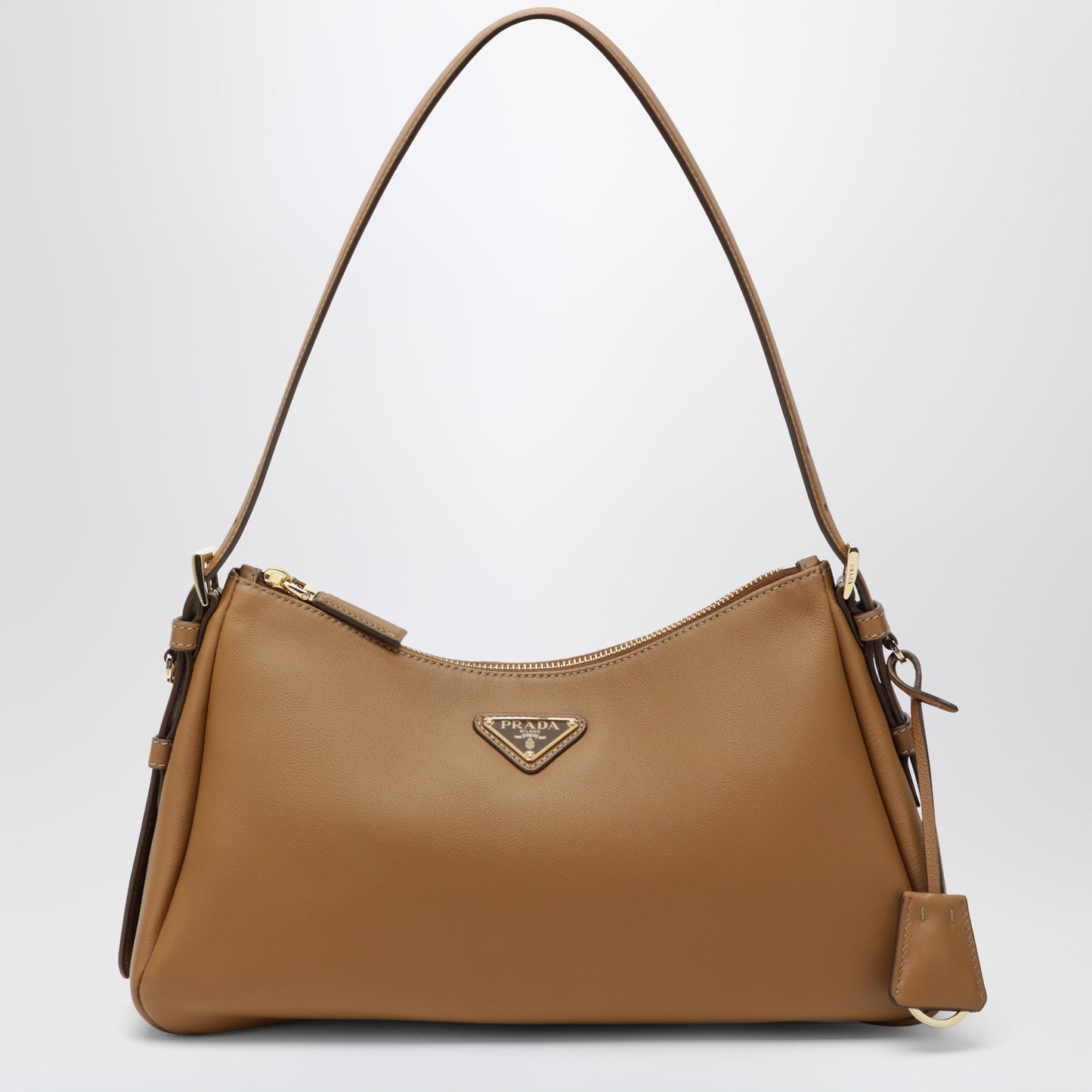 Prada Medium Caramel Prada Aimee Bag In Leather Women PRADA