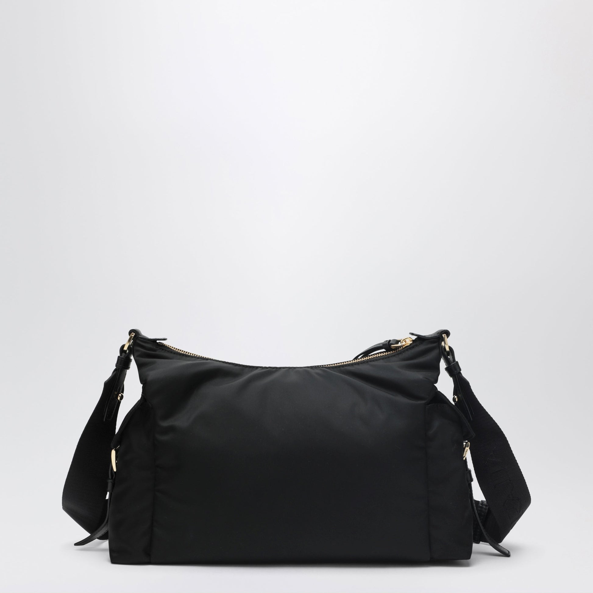 Prada Prada Explore Large Bag In Black Re-Nylon And Leather Women PRADA