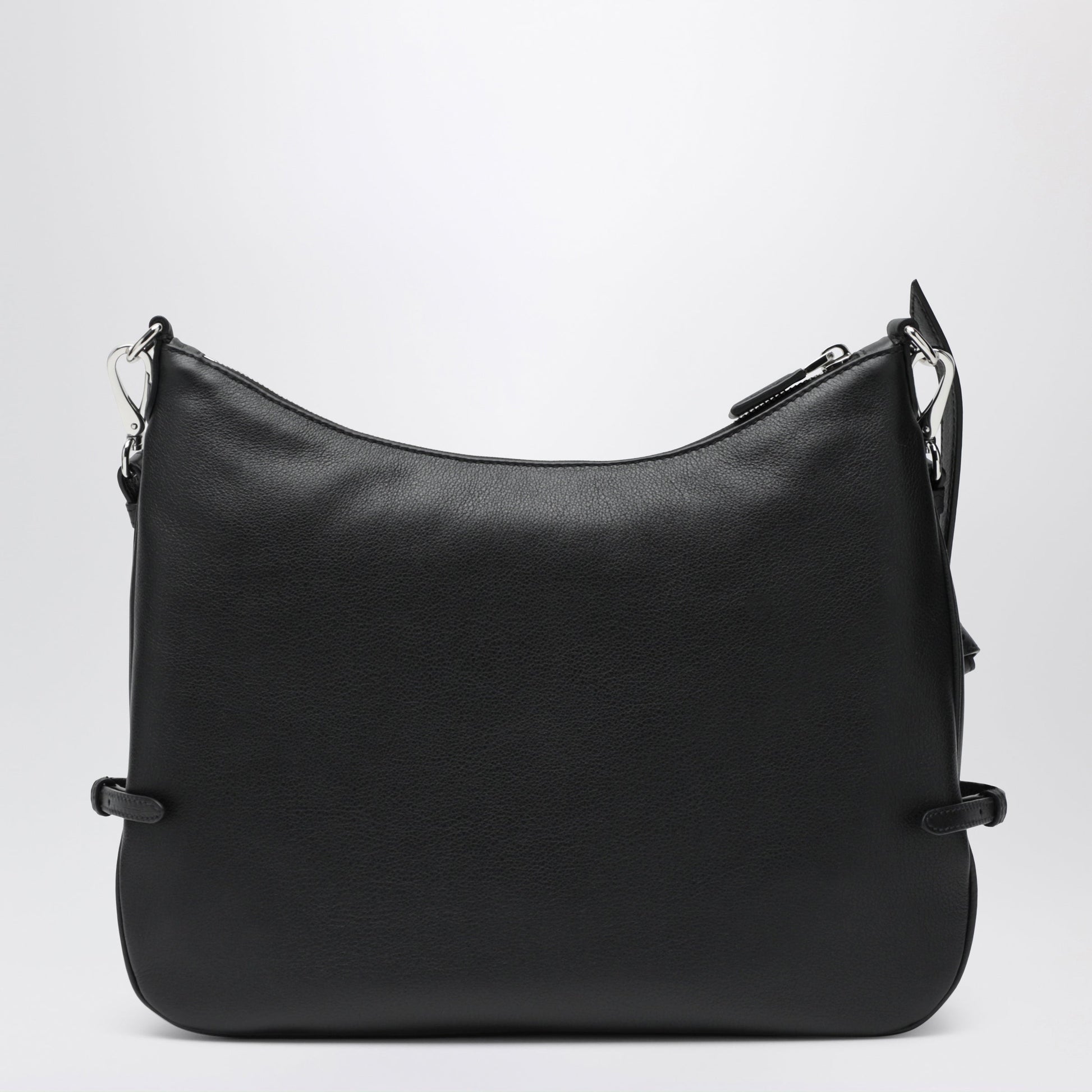 Prada Prada Fold Large Black Leather Bag Women PRADA