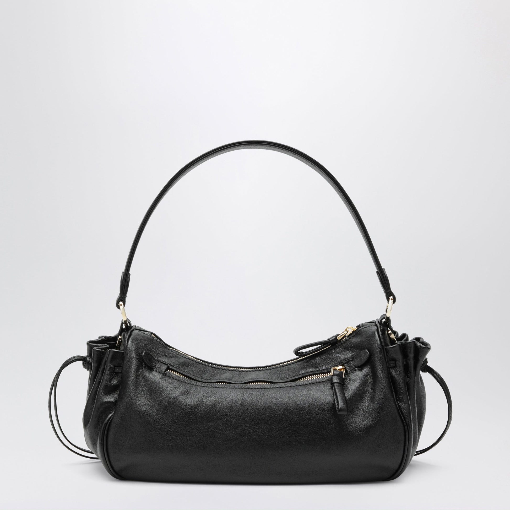 Prada Small Black Leather Bag Women PRADA