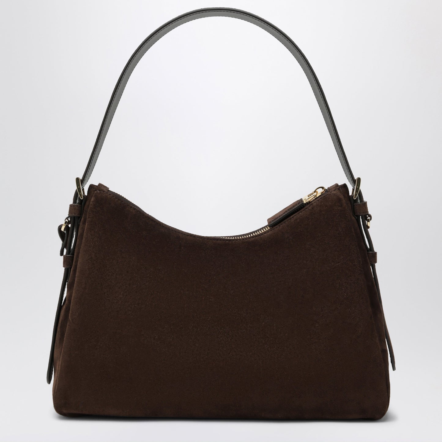 Prada Dark Brown Suede Bag Women PRADA