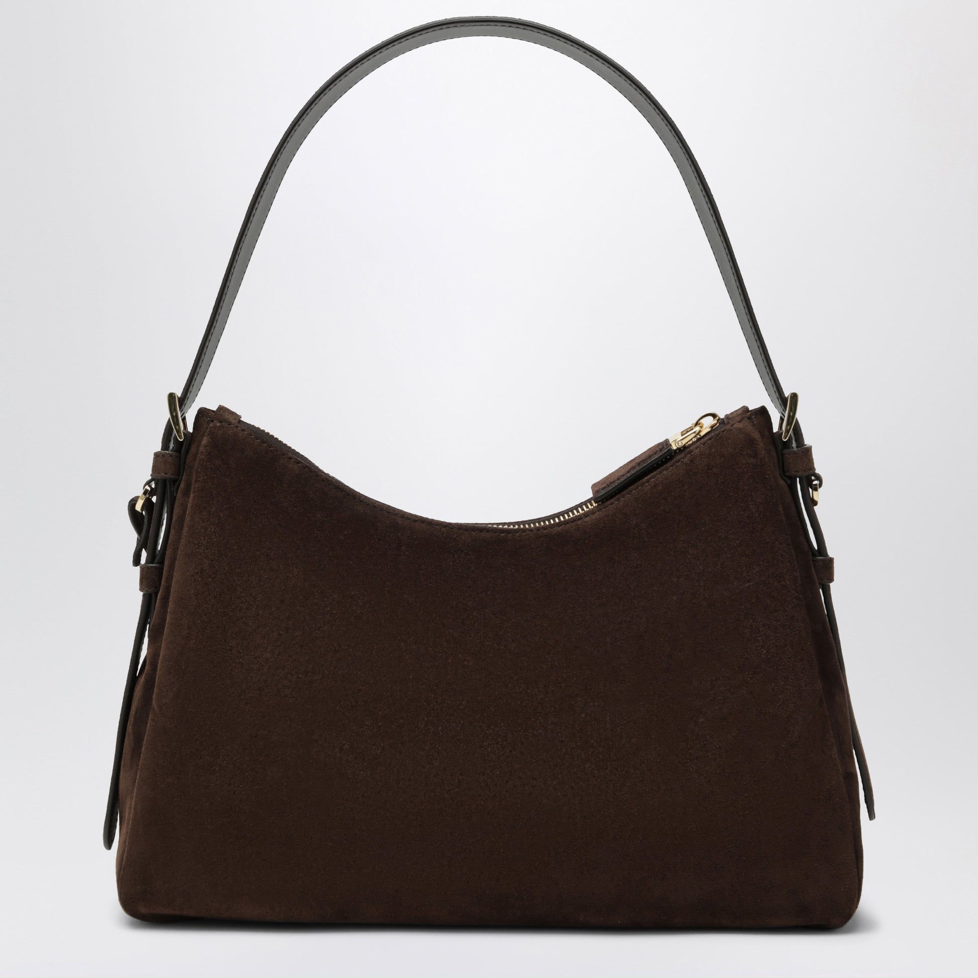 Prada Dark Brown Suede Bag Women PRADA