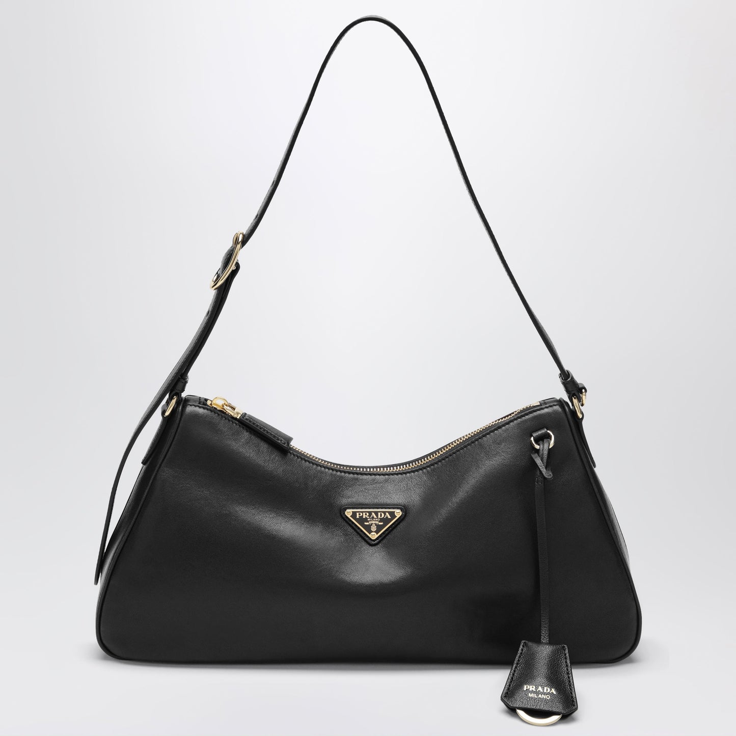 Prada Aimee Shoulder Bag In Black Nappa Leather Women PRADA