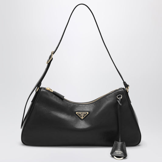Prada Aimee Shoulder Bag In Black Nappa Leather Women PRADA