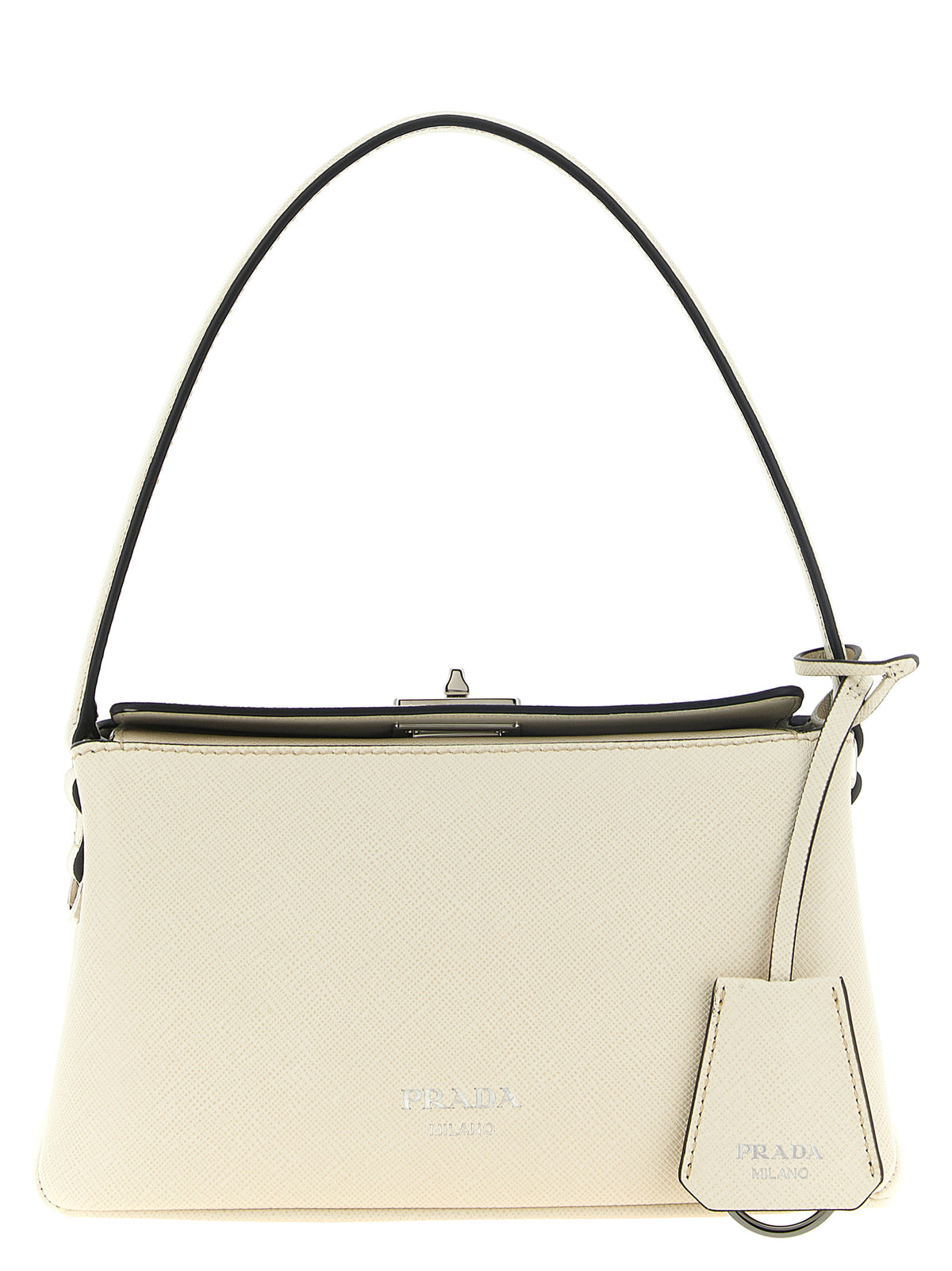 Prada Women White 'Prada Midi' Handbag PRADA