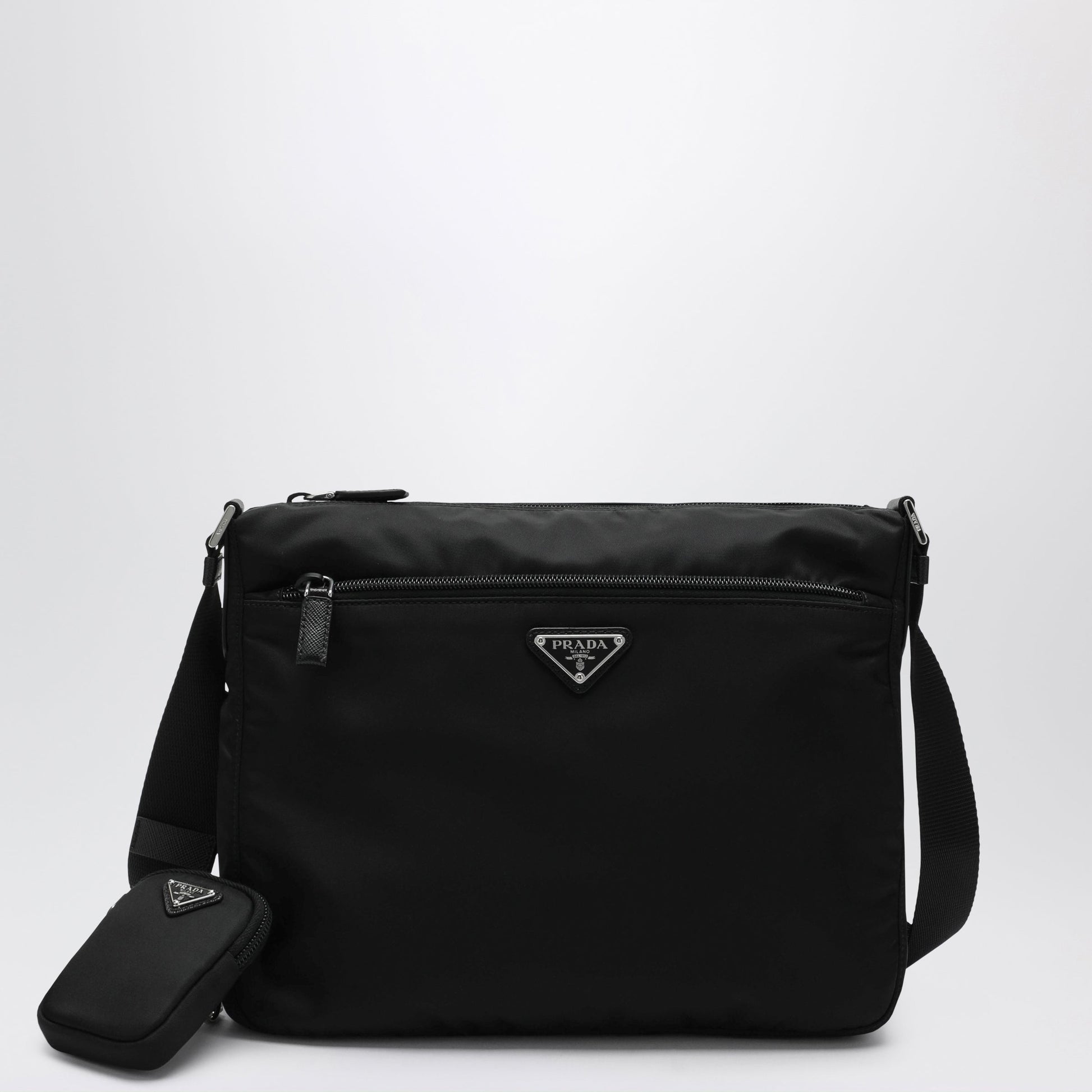 Prada Black Re-Nylon Shoulder Bag Women PRADA
