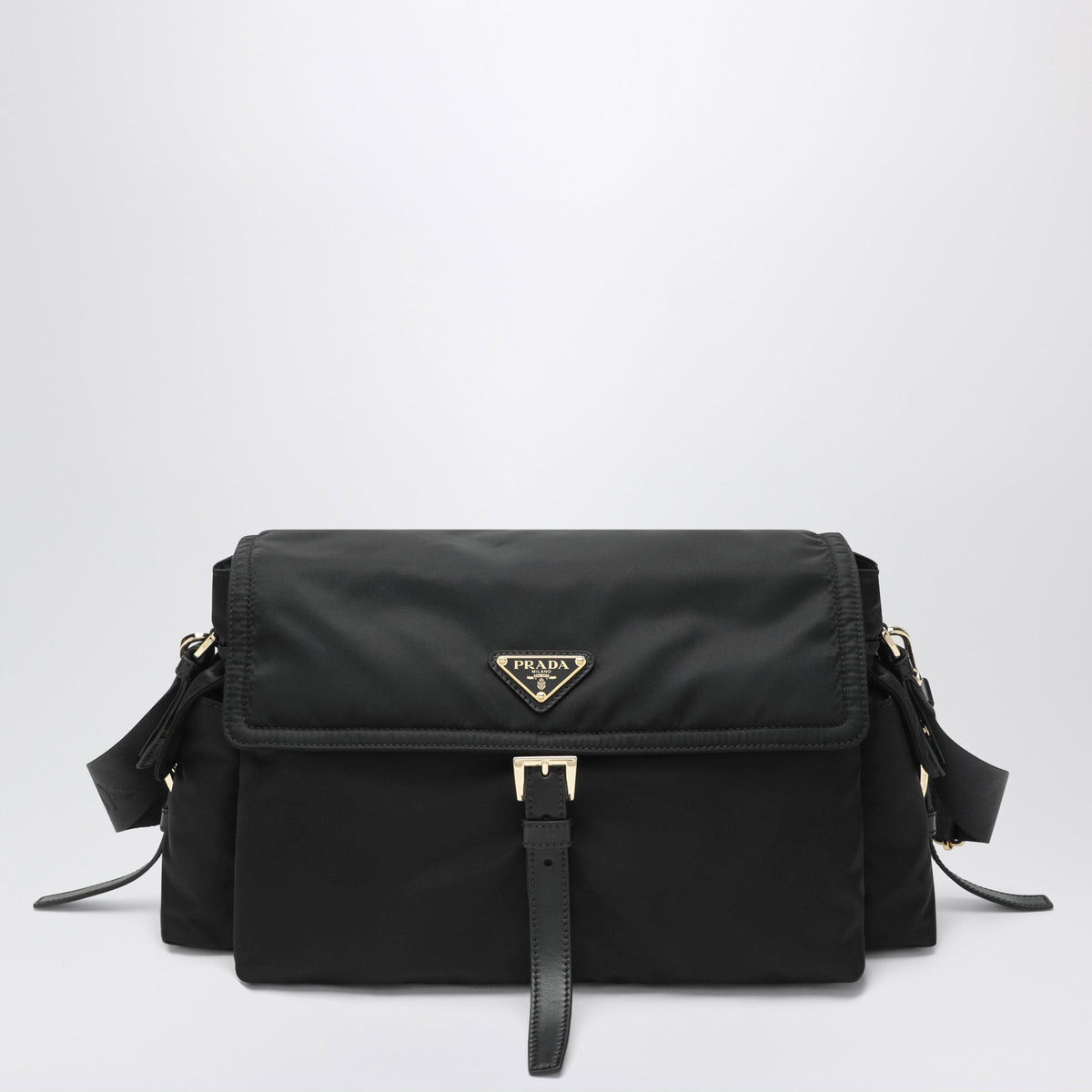 Prada Prada Explore Large Black Re-Nylon Bag Women PRADA