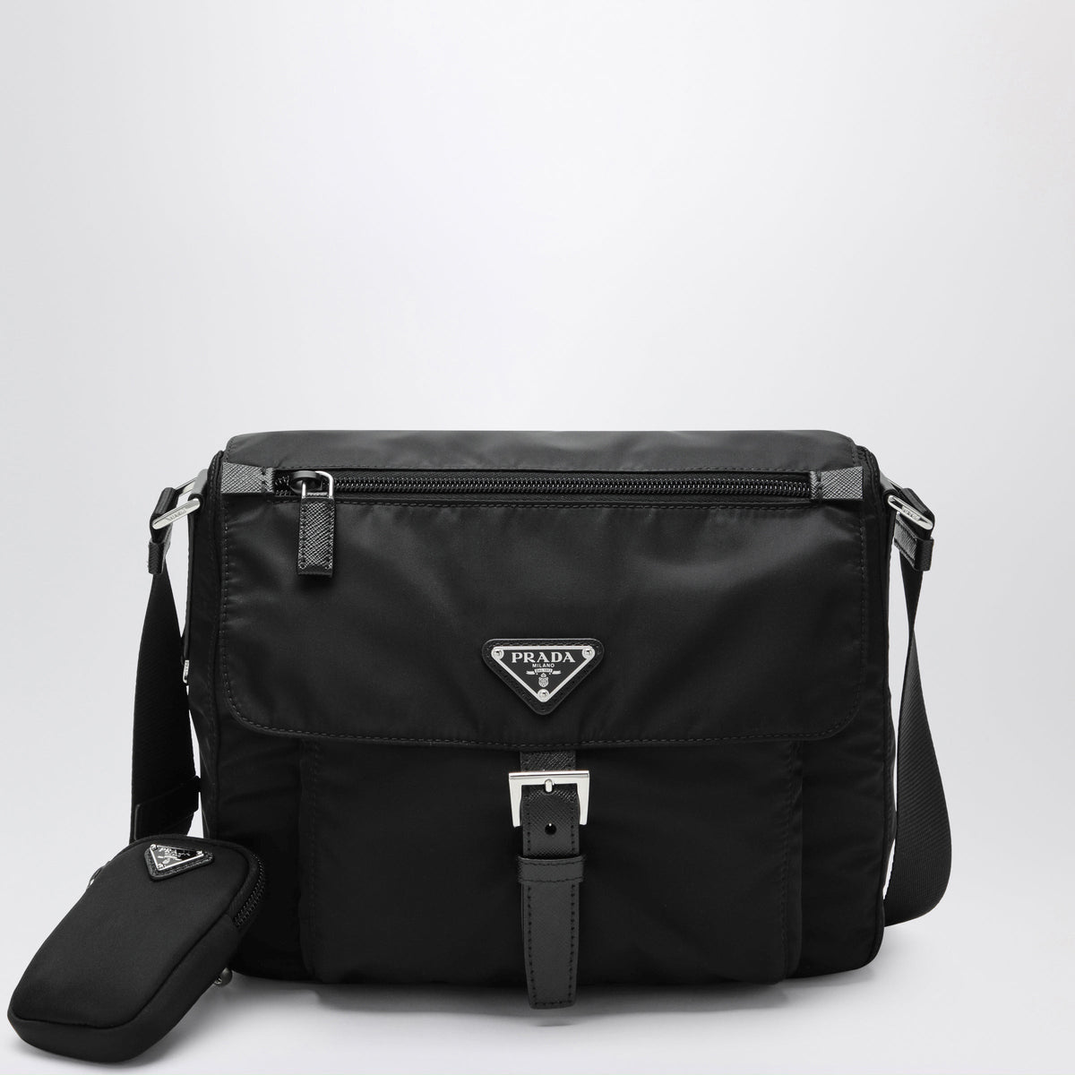 Prada Black Re-Nylon Crossbody Bag Women PRADA