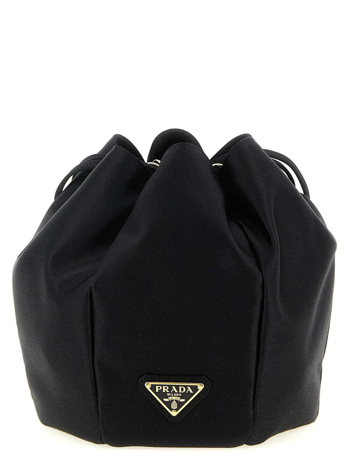 Prada Women Satin Mini Bucket Bag PRADA