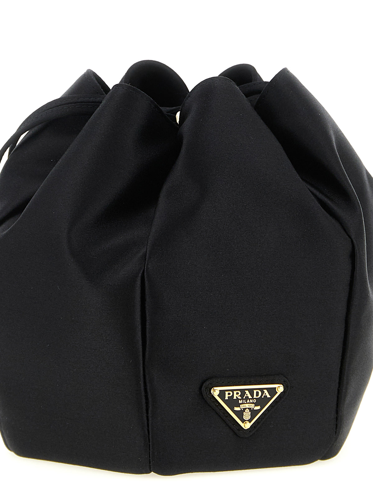 Prada Women Satin Mini Bucket Bag PRADA