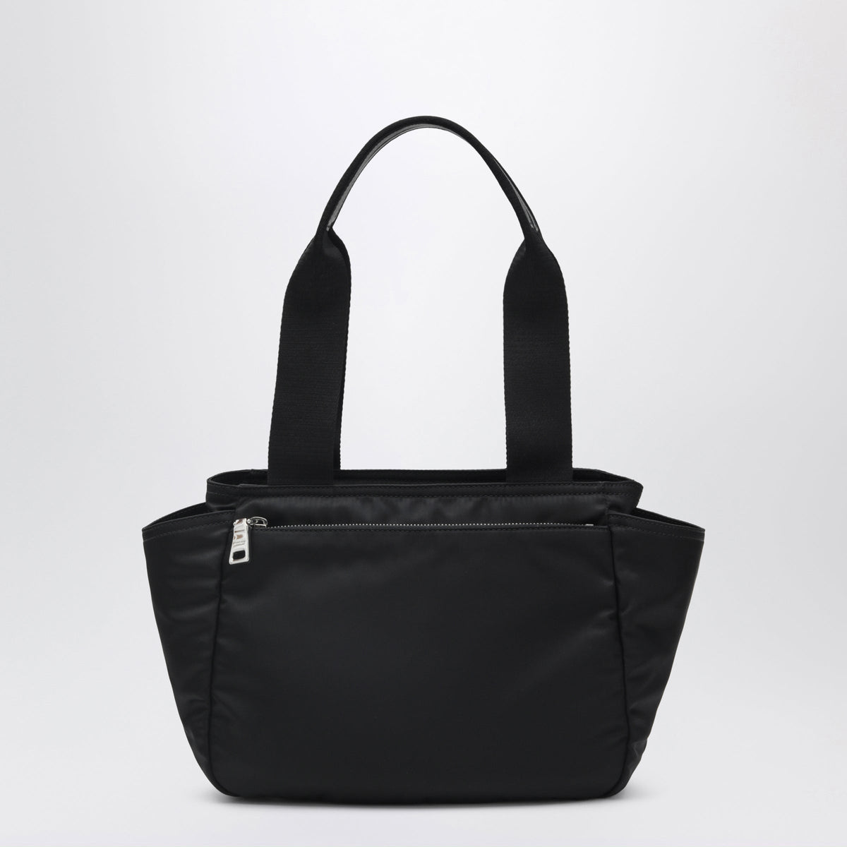 Prada Black Re-Nylon Shopping Bag Women PRADA