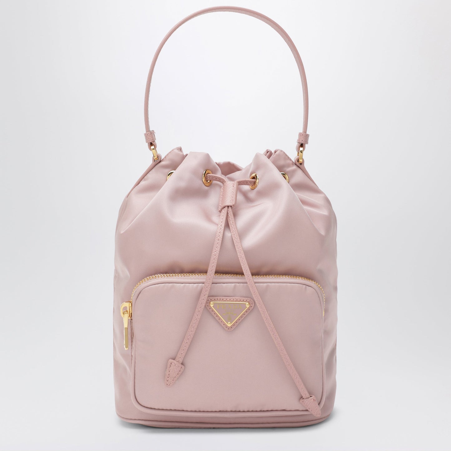 Prada Prada Duecolor Bucket Bag Peach In Re-Nylon Women PRADA