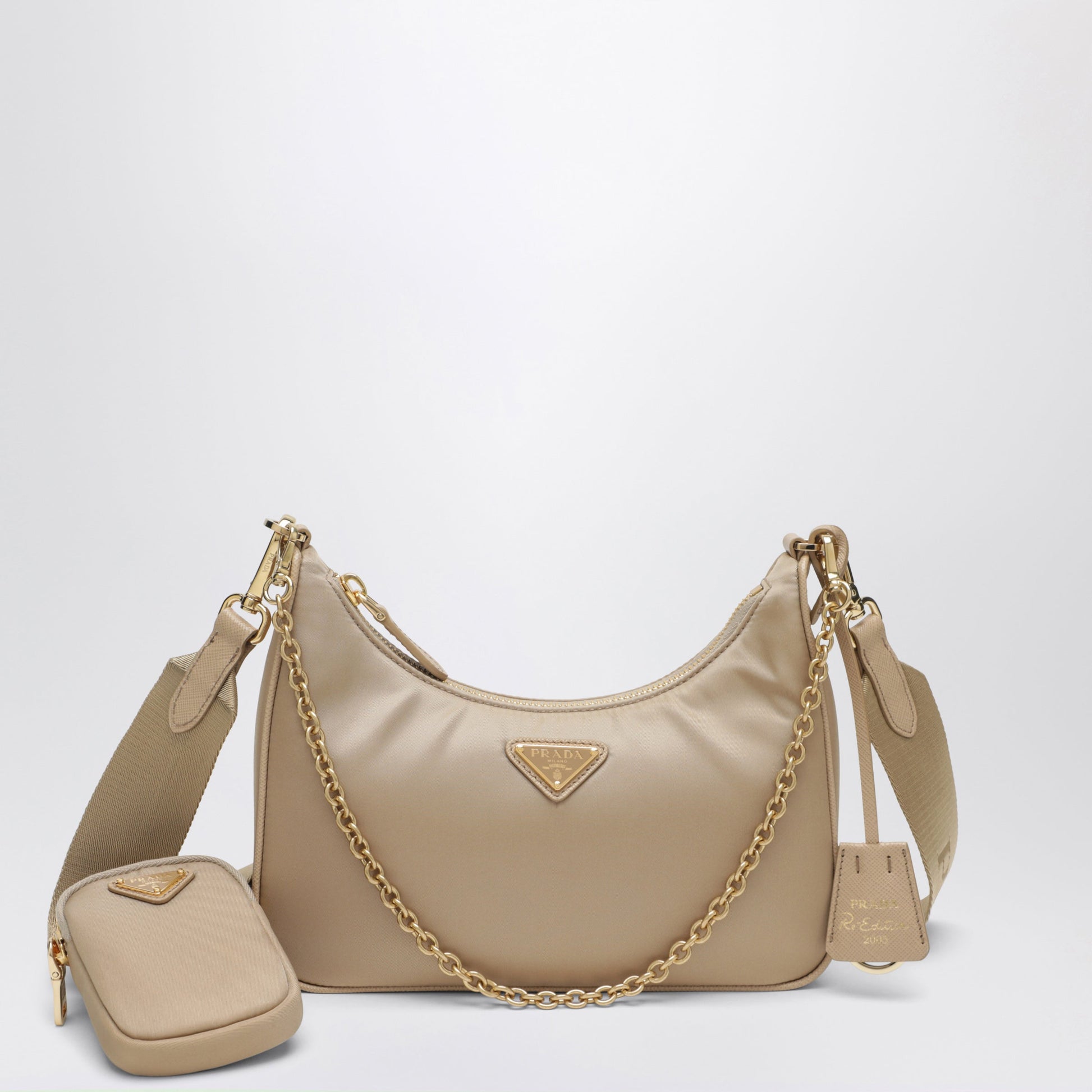Prada Re-Edition 2005 Bag In Camel Re-Nylon Women PRADA