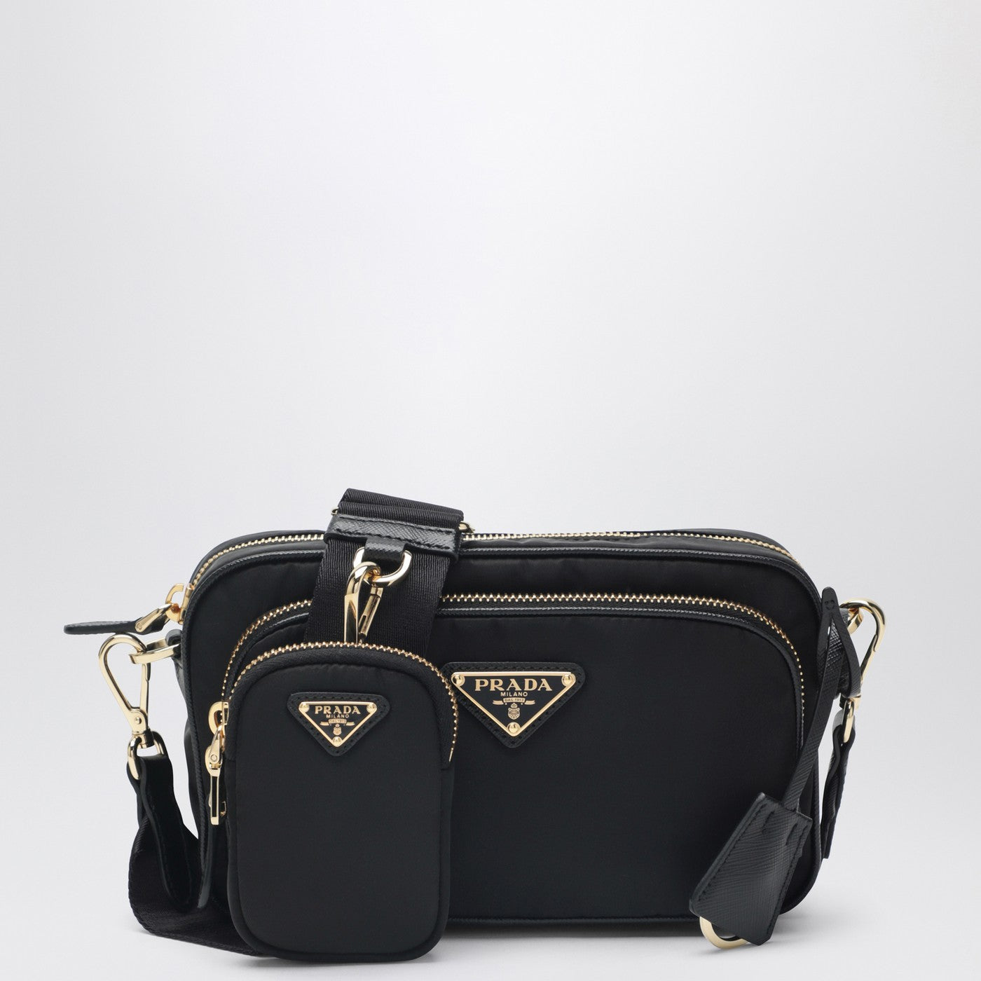 Prada Black Re-Nylon Crossbody Bag Women PRADA