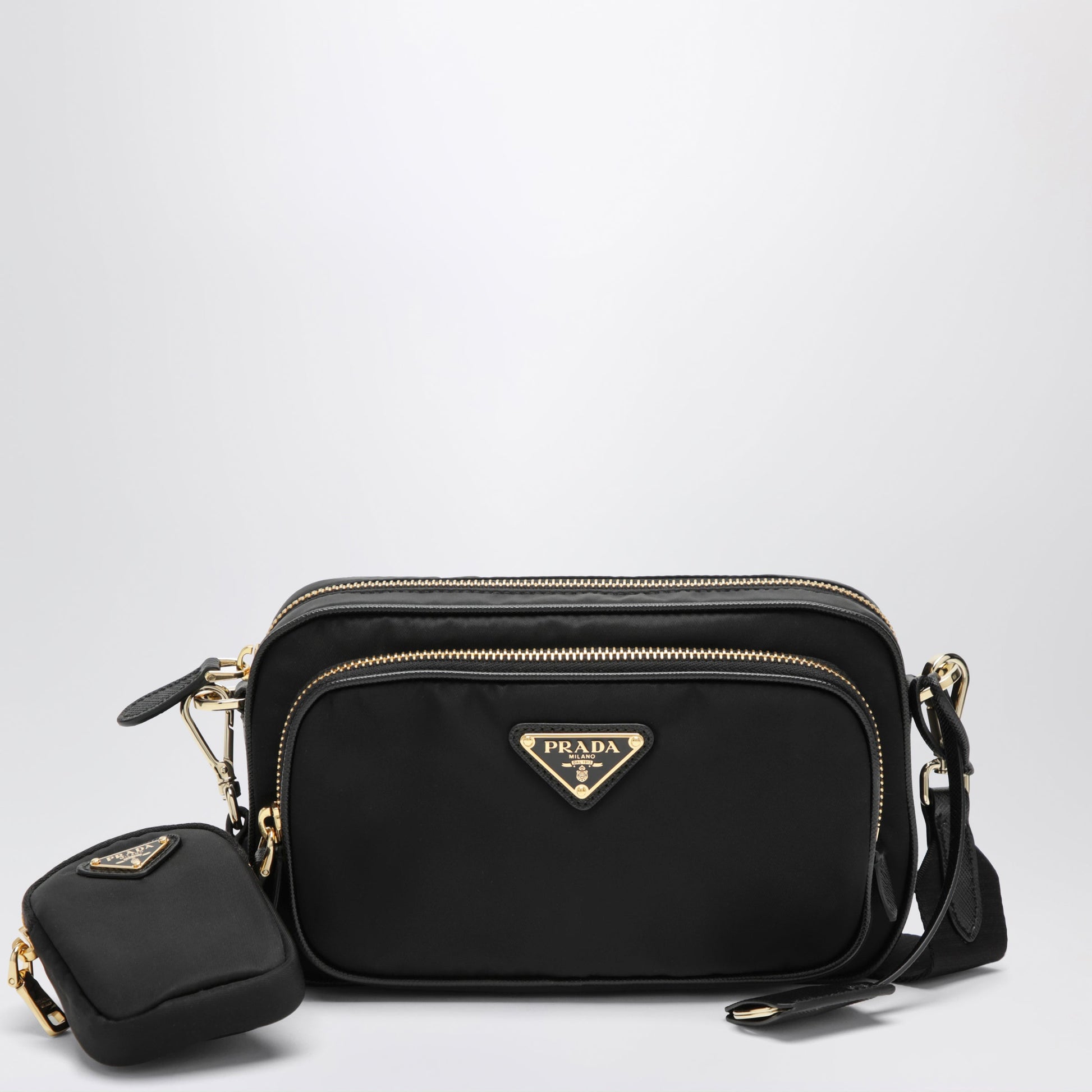 Prada Black Re-Nylon Crossbody Bag Women PRADA