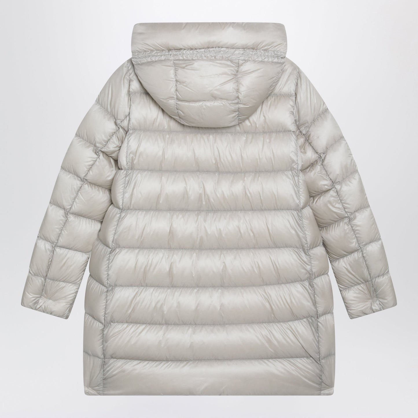 Moncler Pearl Beige Nylon Laque Down Jacket Women MONCLER