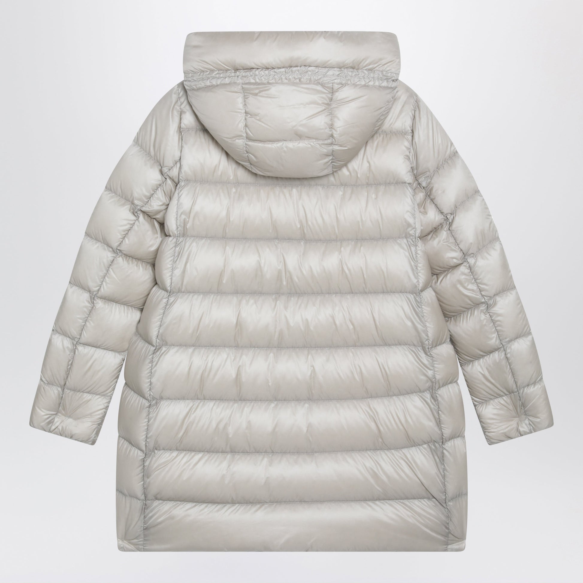 Moncler Pearl Beige Nylon Laque Down Jacket Women MONCLER