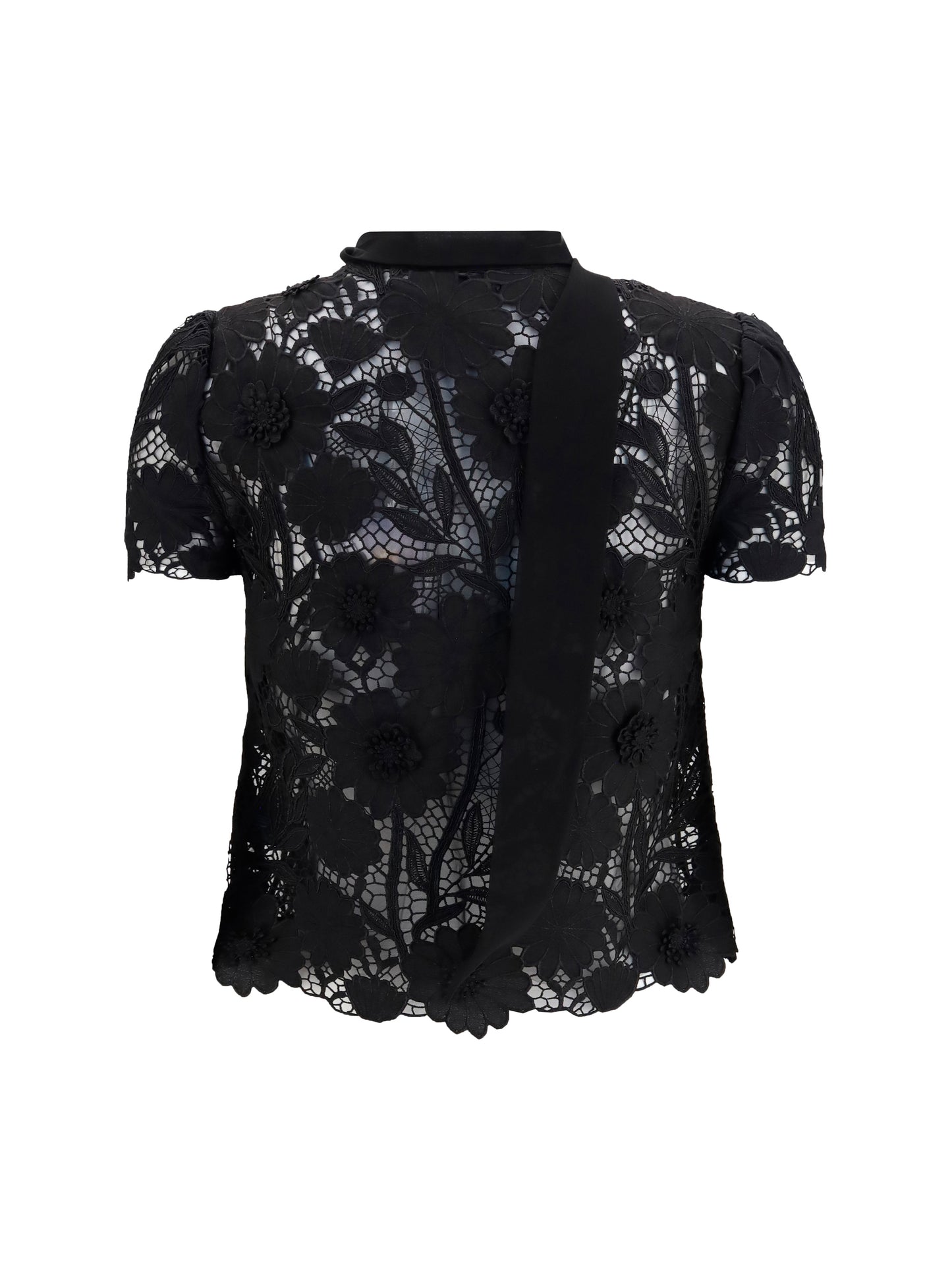 Self-Portrait Women Tie-Neck Top SELF-PORTRAIT
