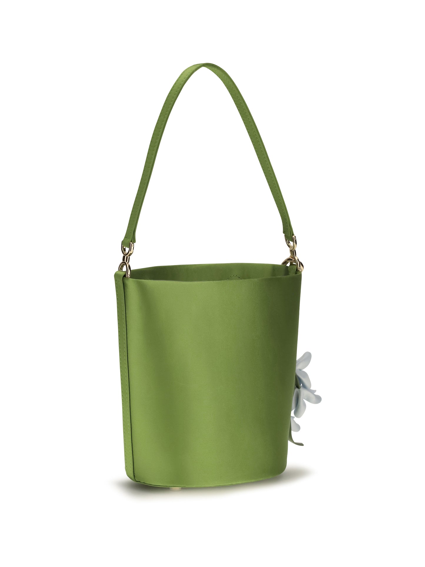 Self-Portrait Women Satin Bucket Bag SELF-PORTRAIT