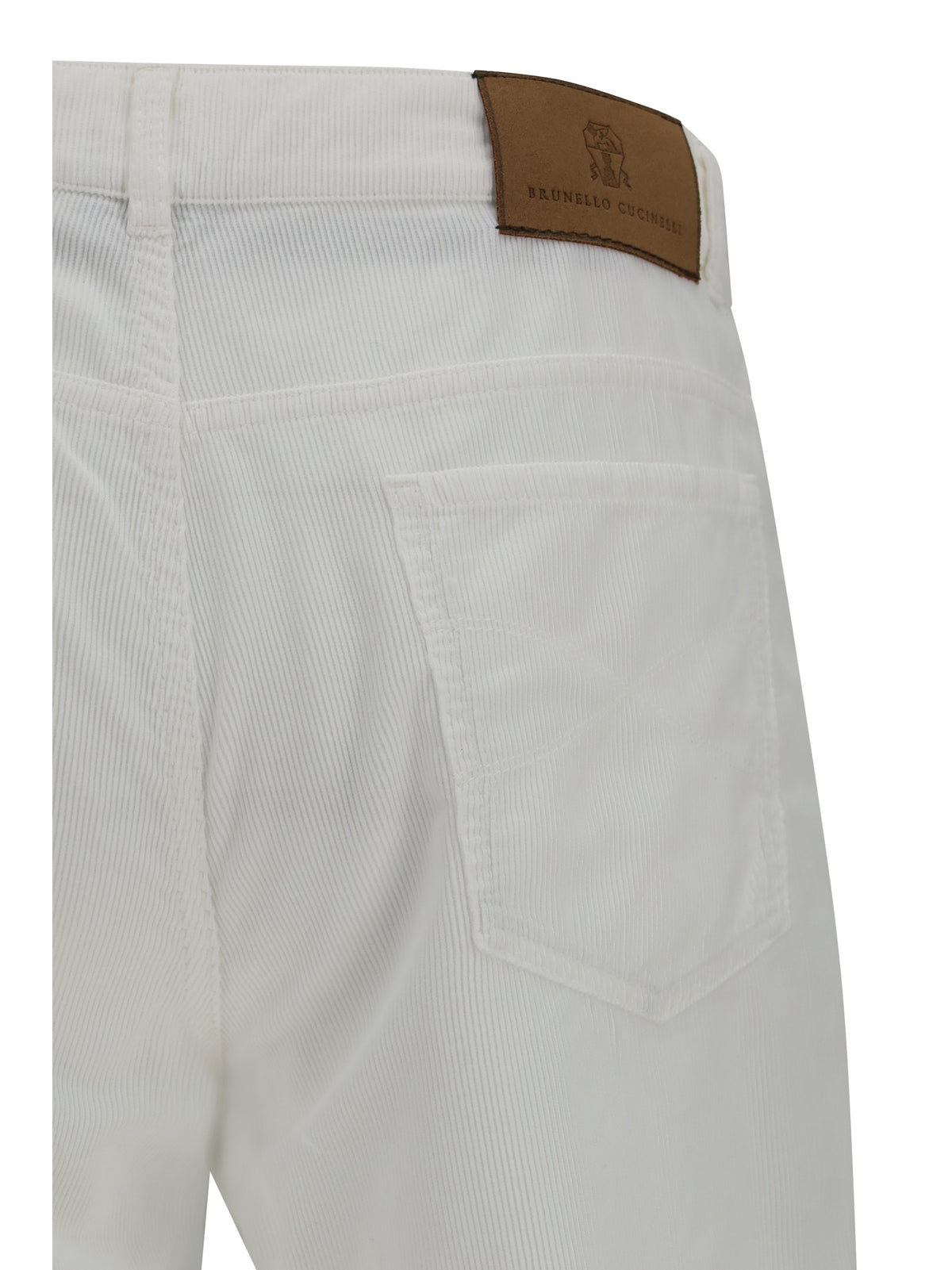 Brunello Cucinelli Men Five-Pocket Ribbed Corduroy Pants BRUNELLO CUCINELLI