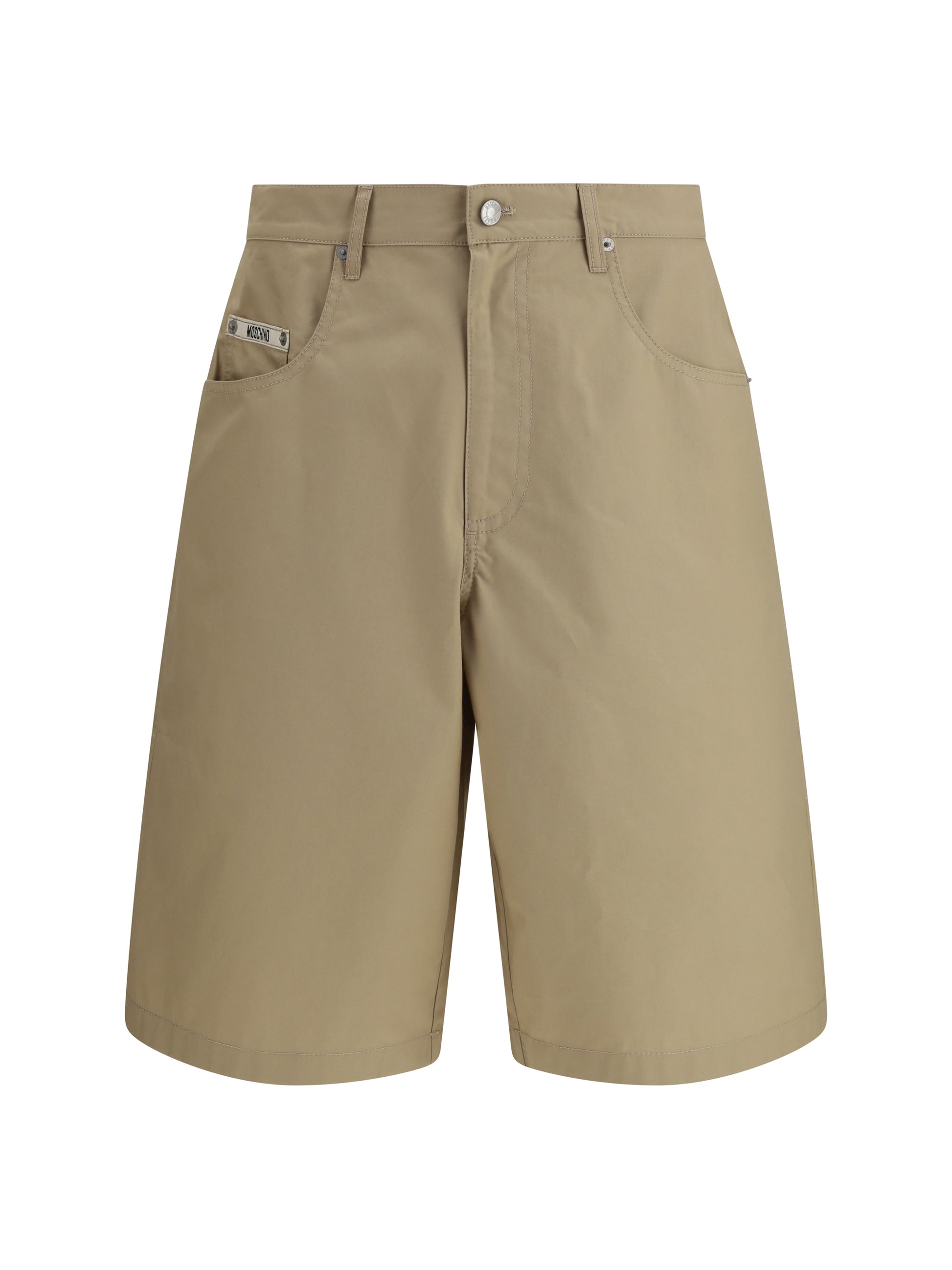Moschino Men Long Bermuda Shorts In Cotton MOSCHINO