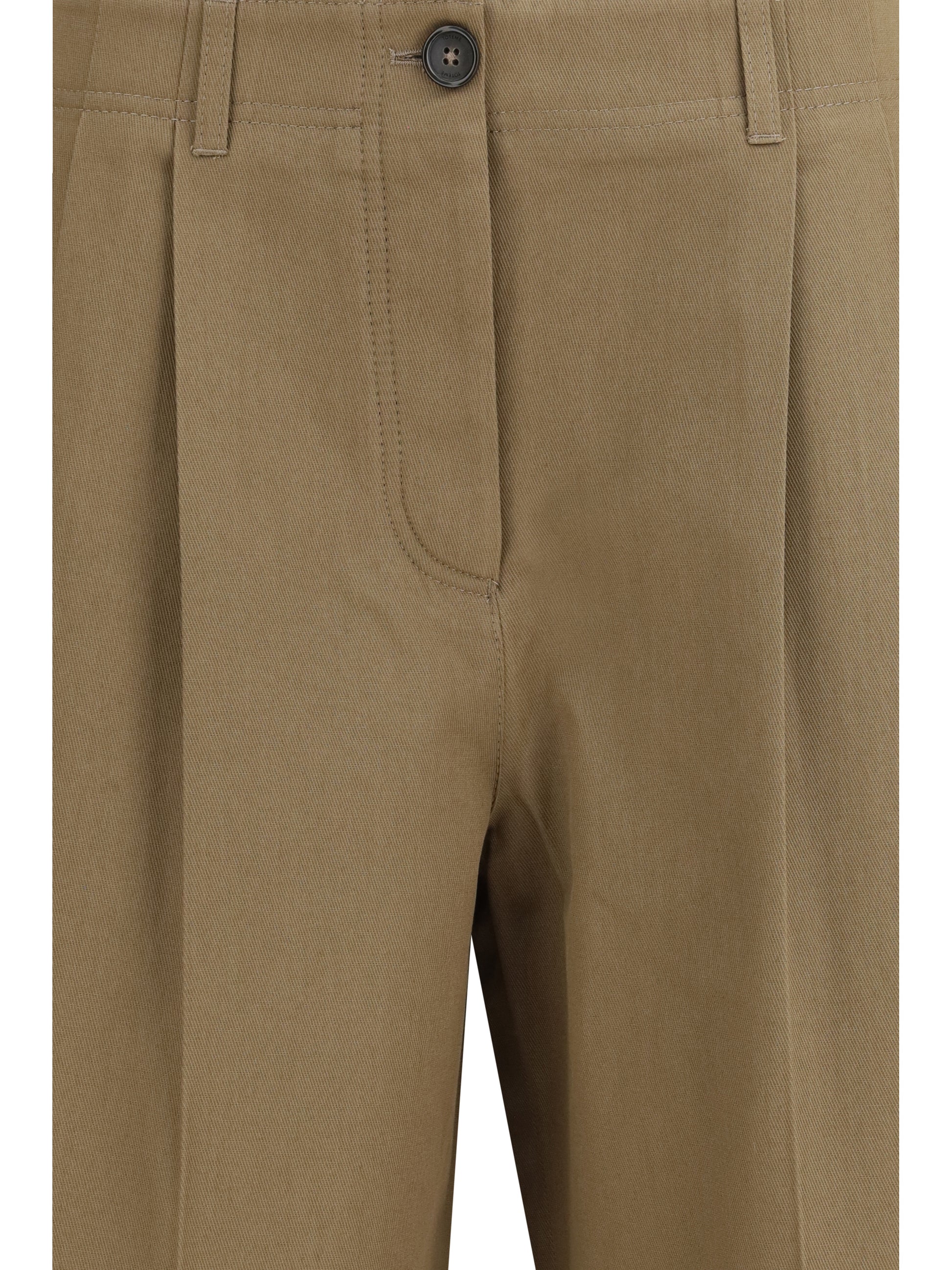 Toteme Women Straight-Leg Pants In Organic Cotton TOTEME