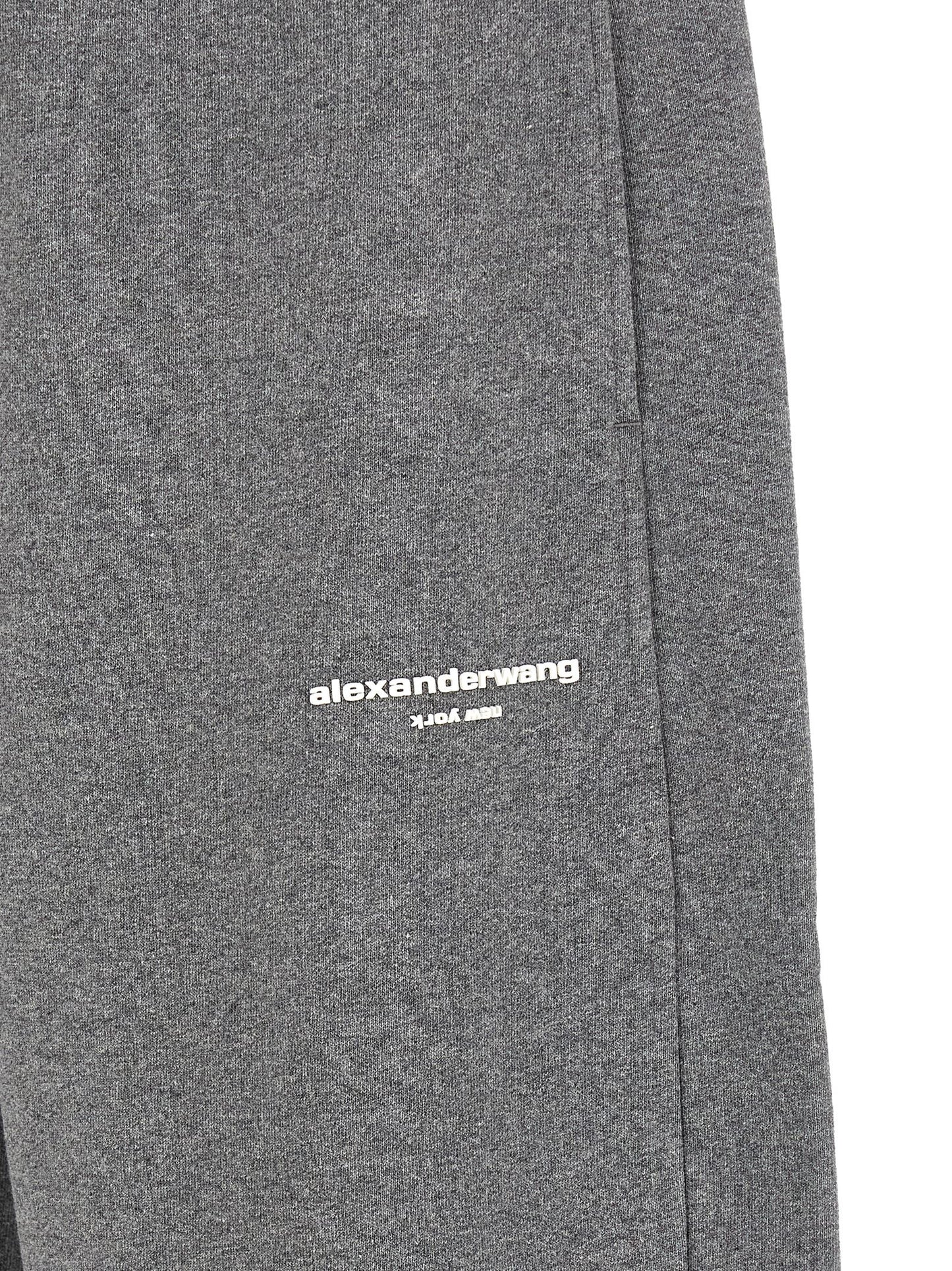 Alexander Wang Women Logo Fleece Pants ALEXANDER WANG