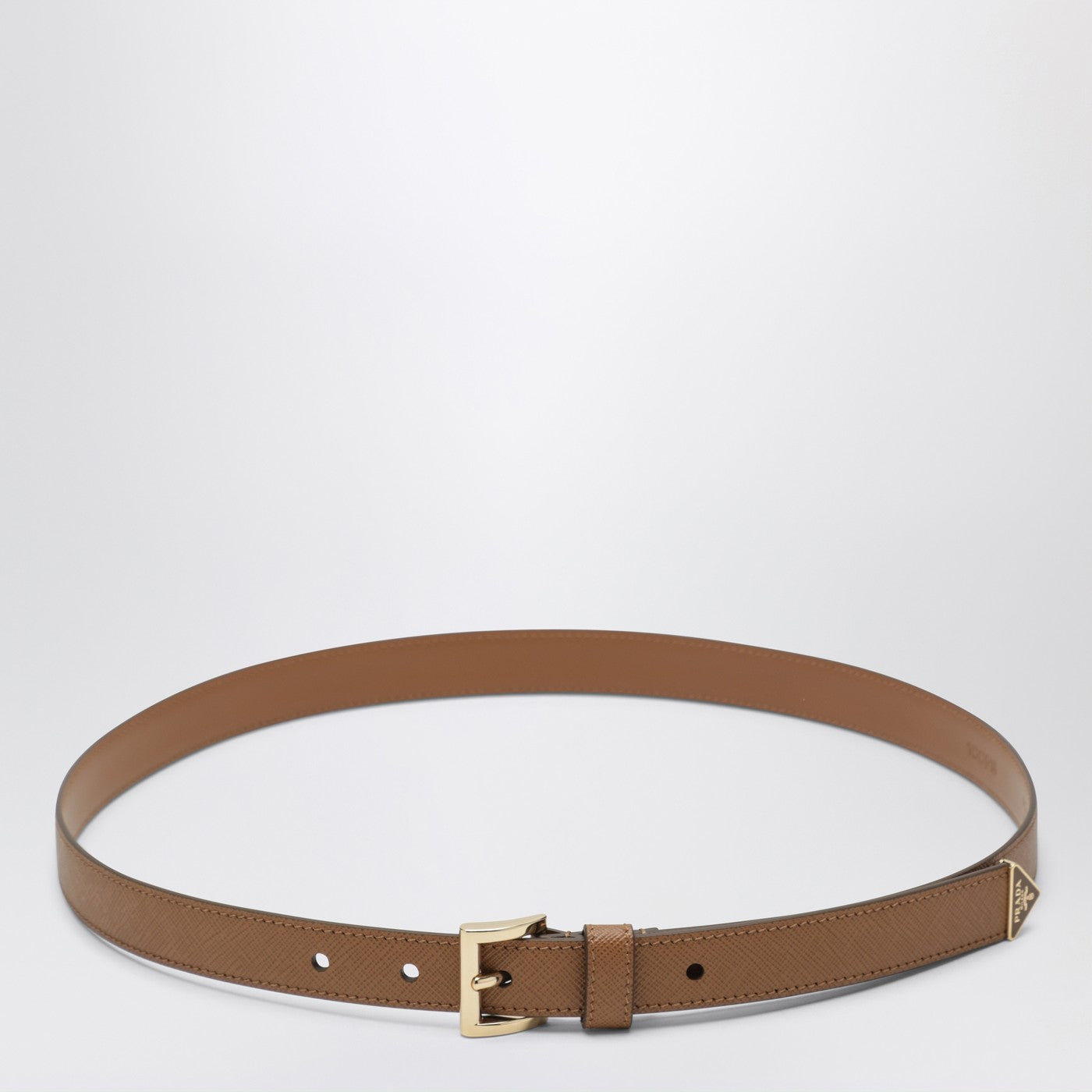Prada Caramel Saffiano Leather Belt Women PRADA