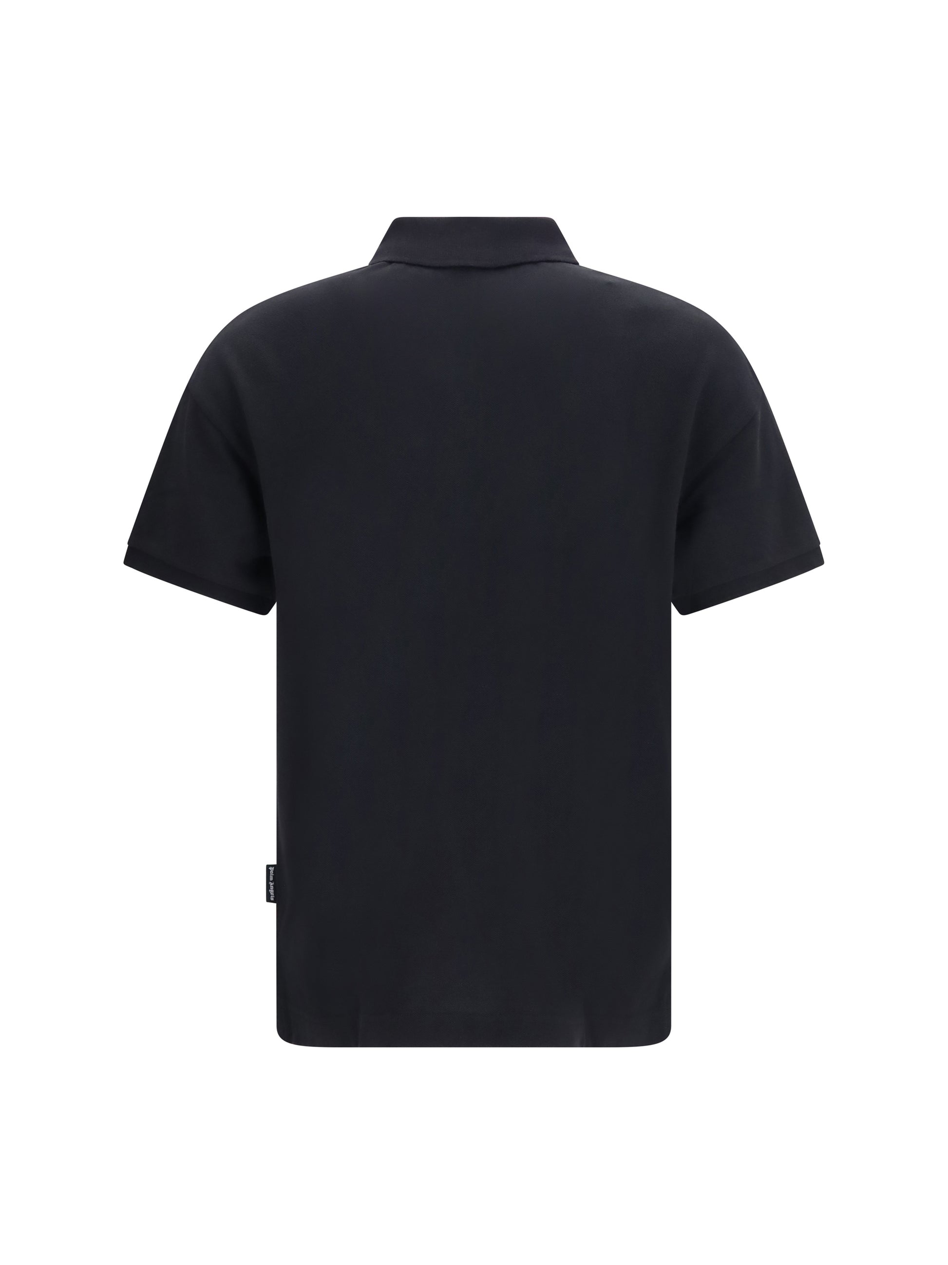 Palm Angels Men Cotton Polo With Embroidered Logo PALM ANGELS