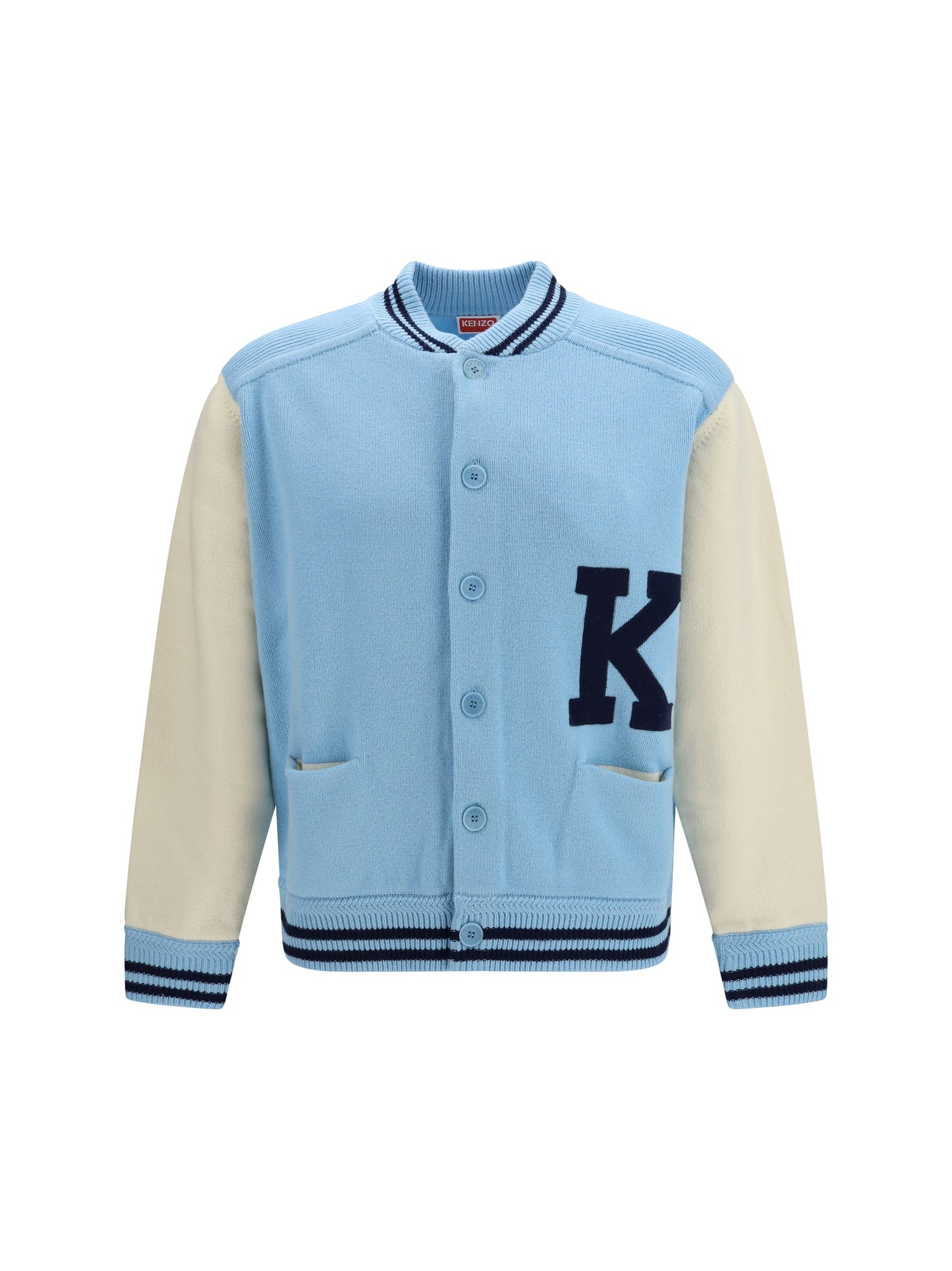 Kenzo Men Kenzo Varsity Wool Cardigan KENZO