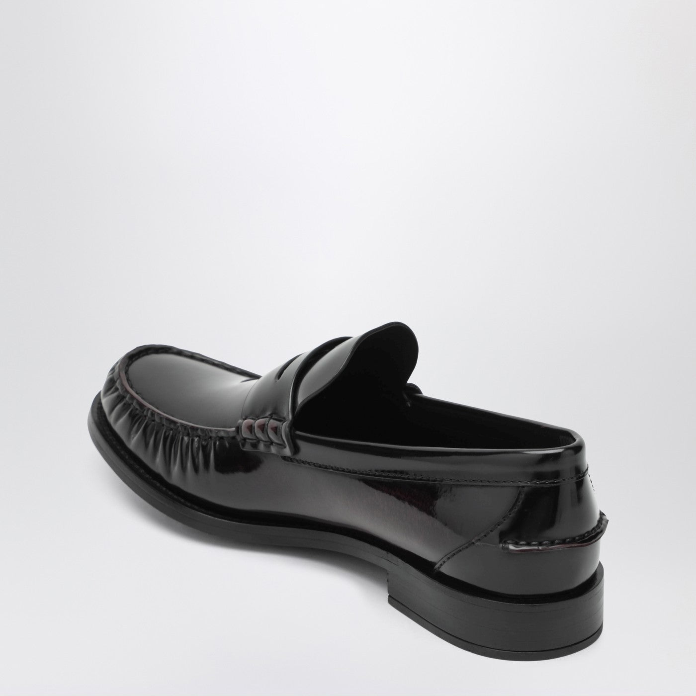 Prada Cordovan Polished Leather Loafers Women PRADA