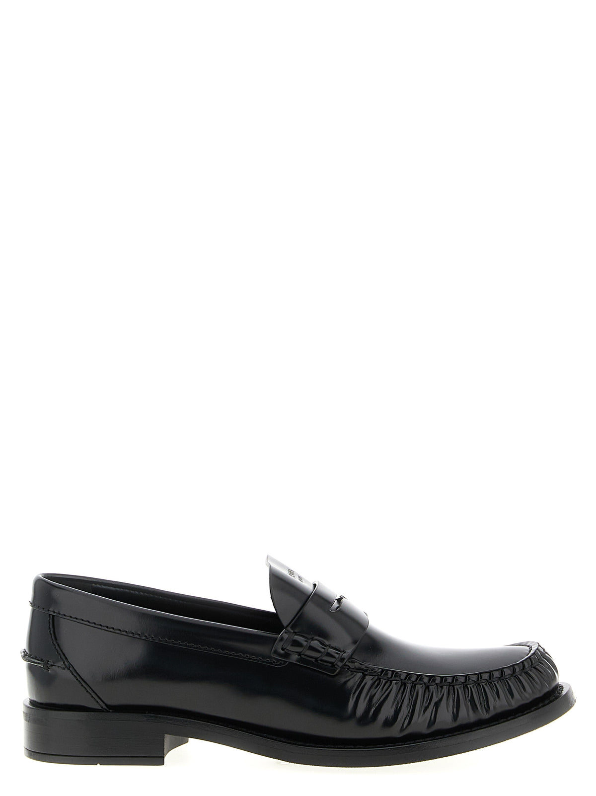 Prada Women Brushed Leather Loafers PRADA