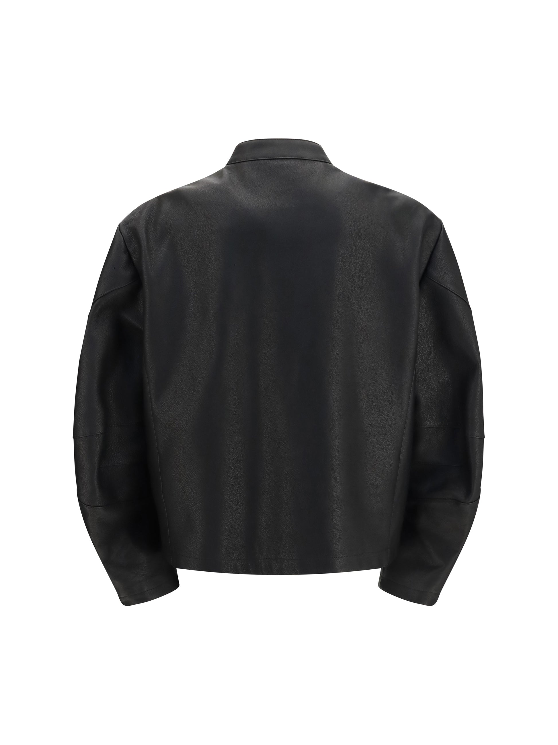 Gucci Men Horsebit Leather Biker Jacket GUCCI