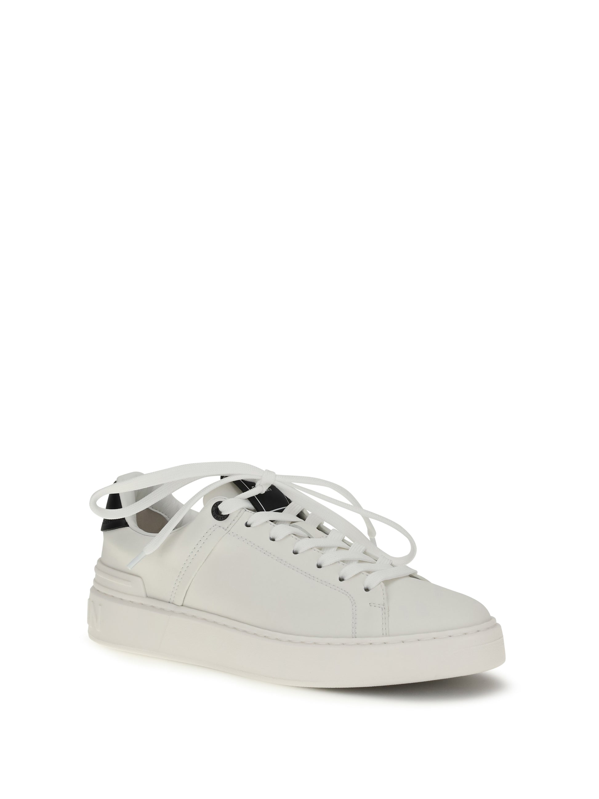 Balmain Women B-Court Sneakers In Calfskin Leather BALMAIN