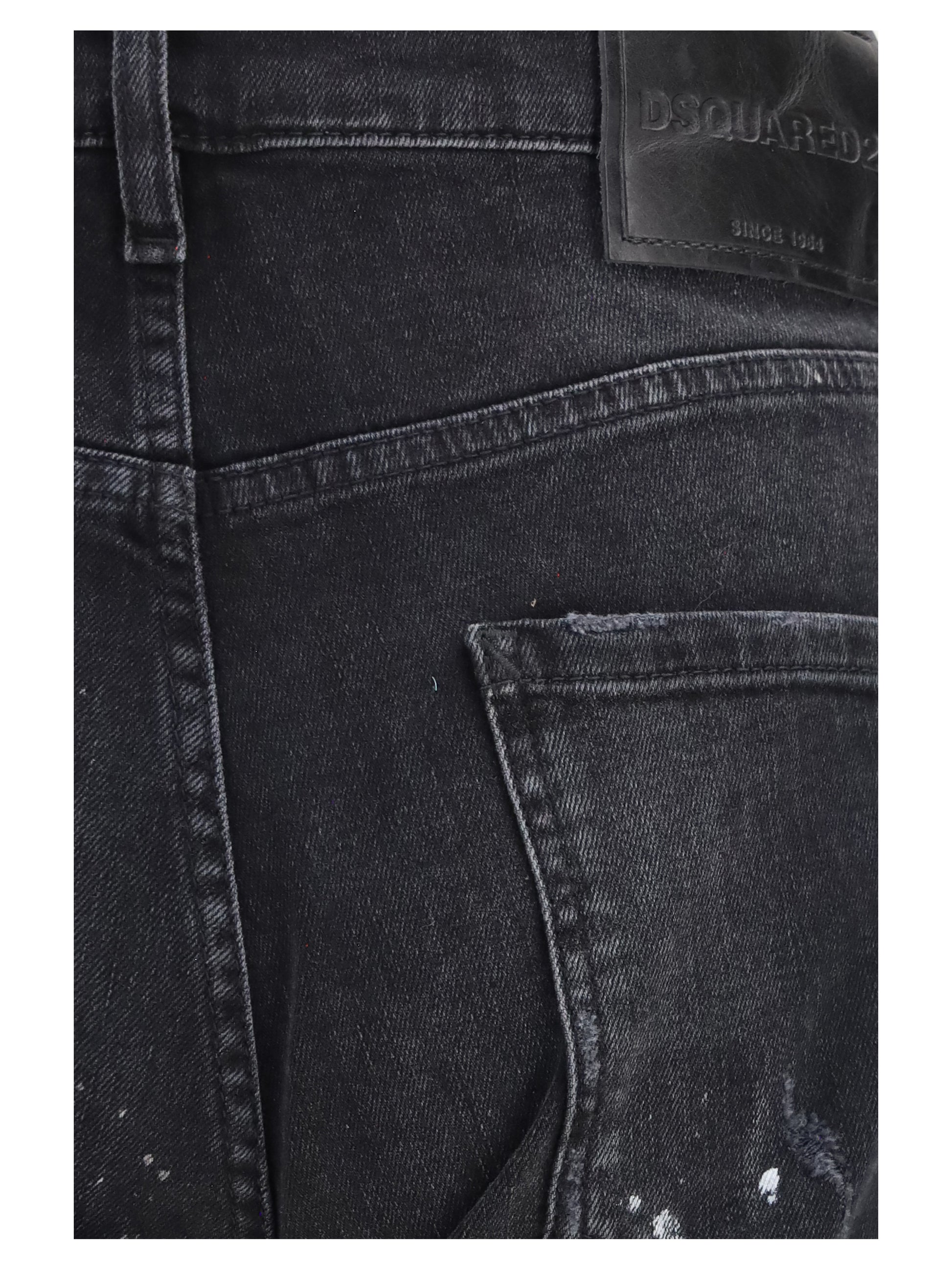 Dsquared2 Men Teddy Dark Wash Stretch Denim Jeans DSQUARED2