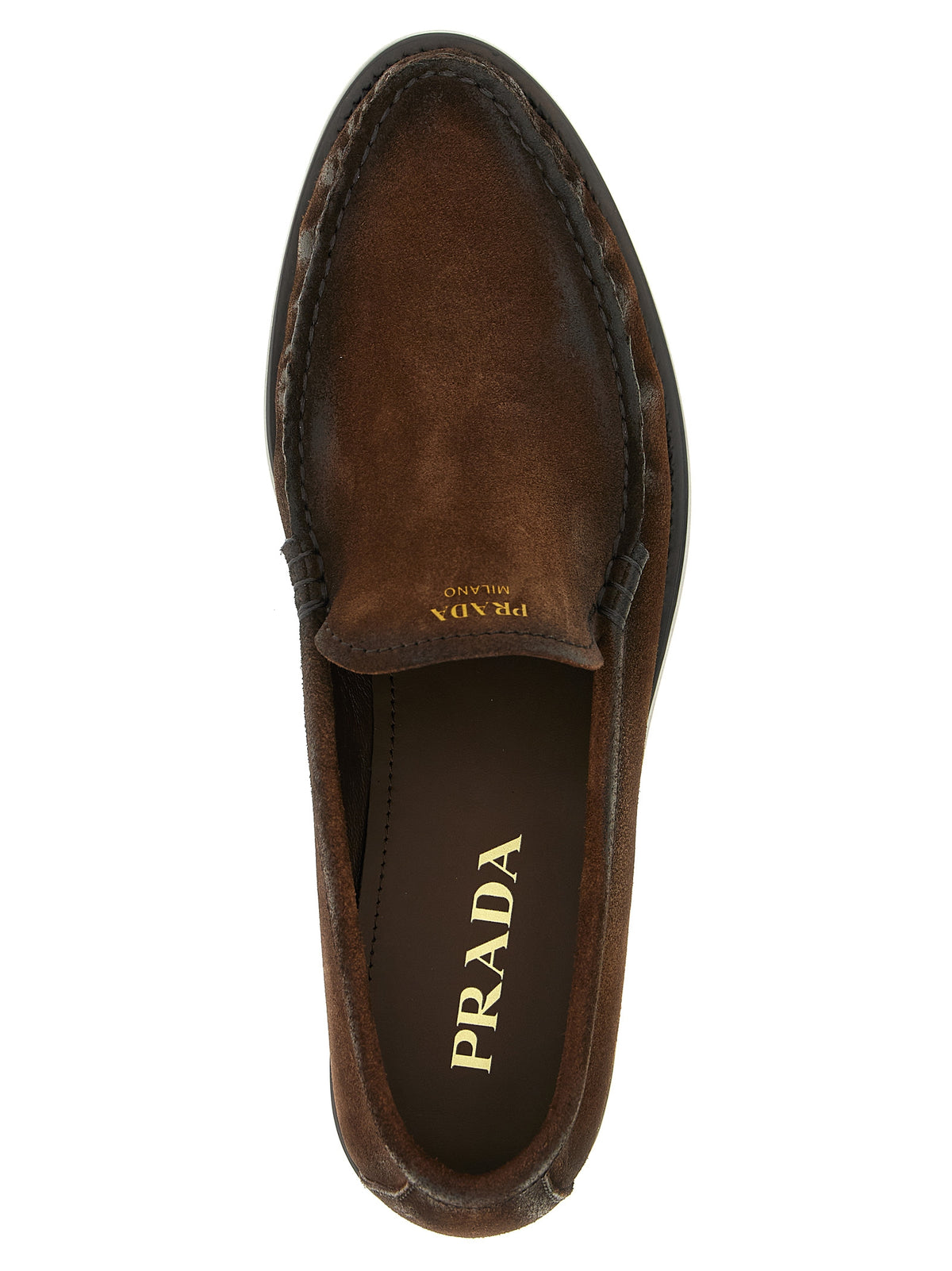 Prada Women Suede Loafers PRADA