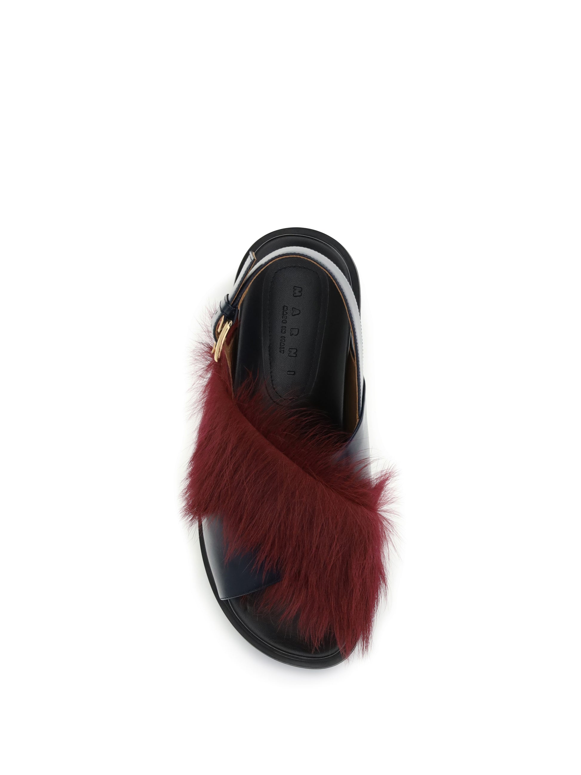 Marni Women Fur-Lined Fussbett Sandals MARNI