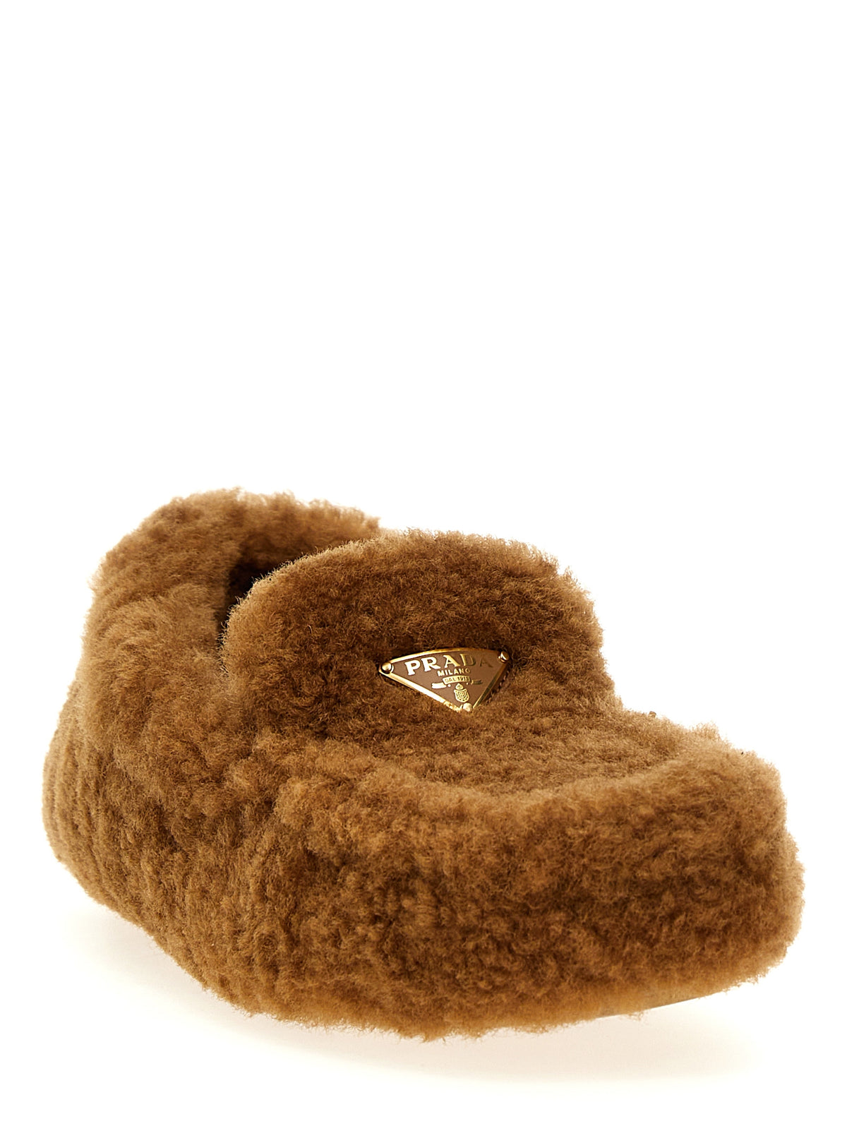 Prada Women Shearling Loafers PRADA