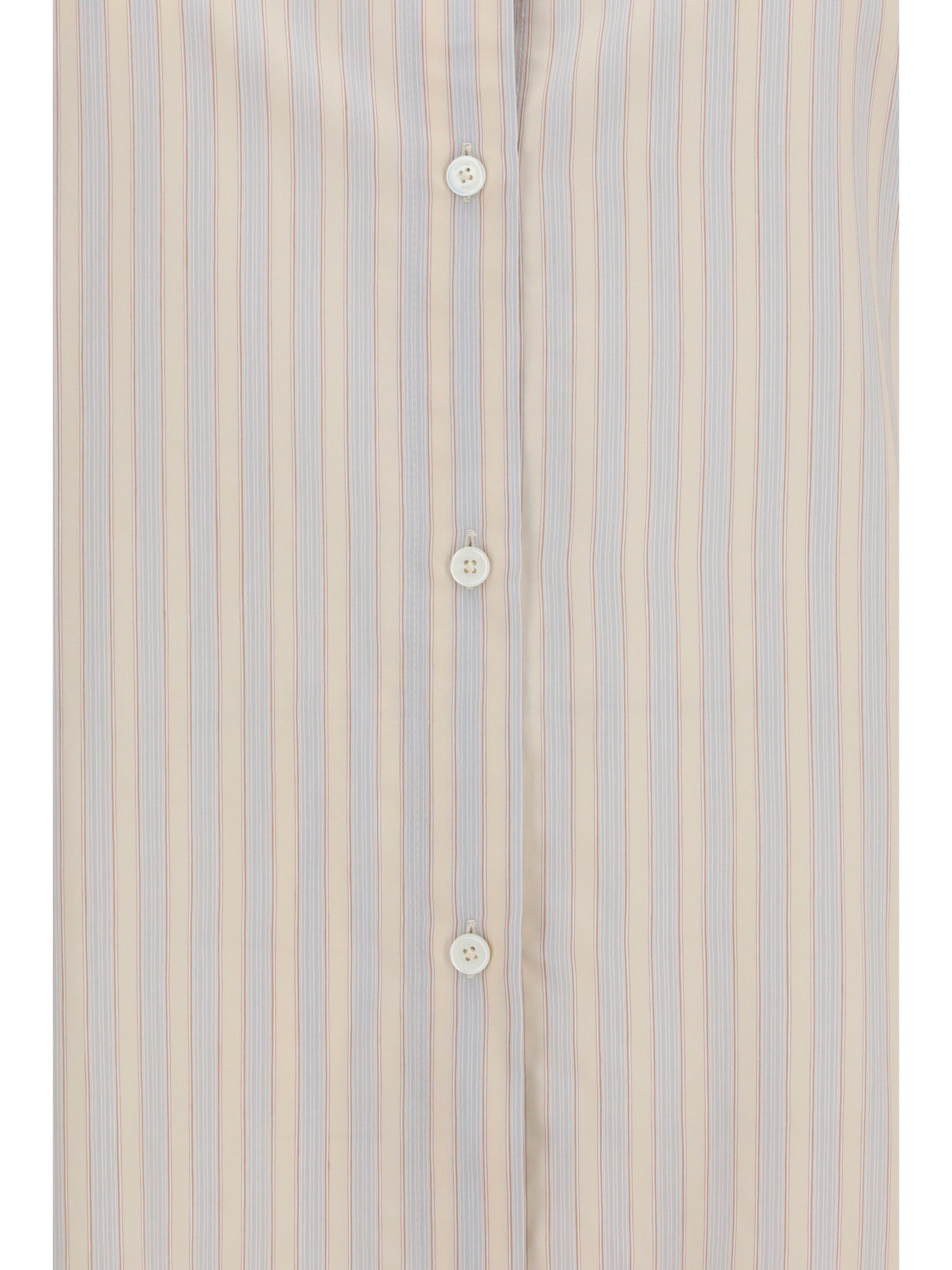 Toteme Women Oversized Striped Shirt In Cotton TOTEME