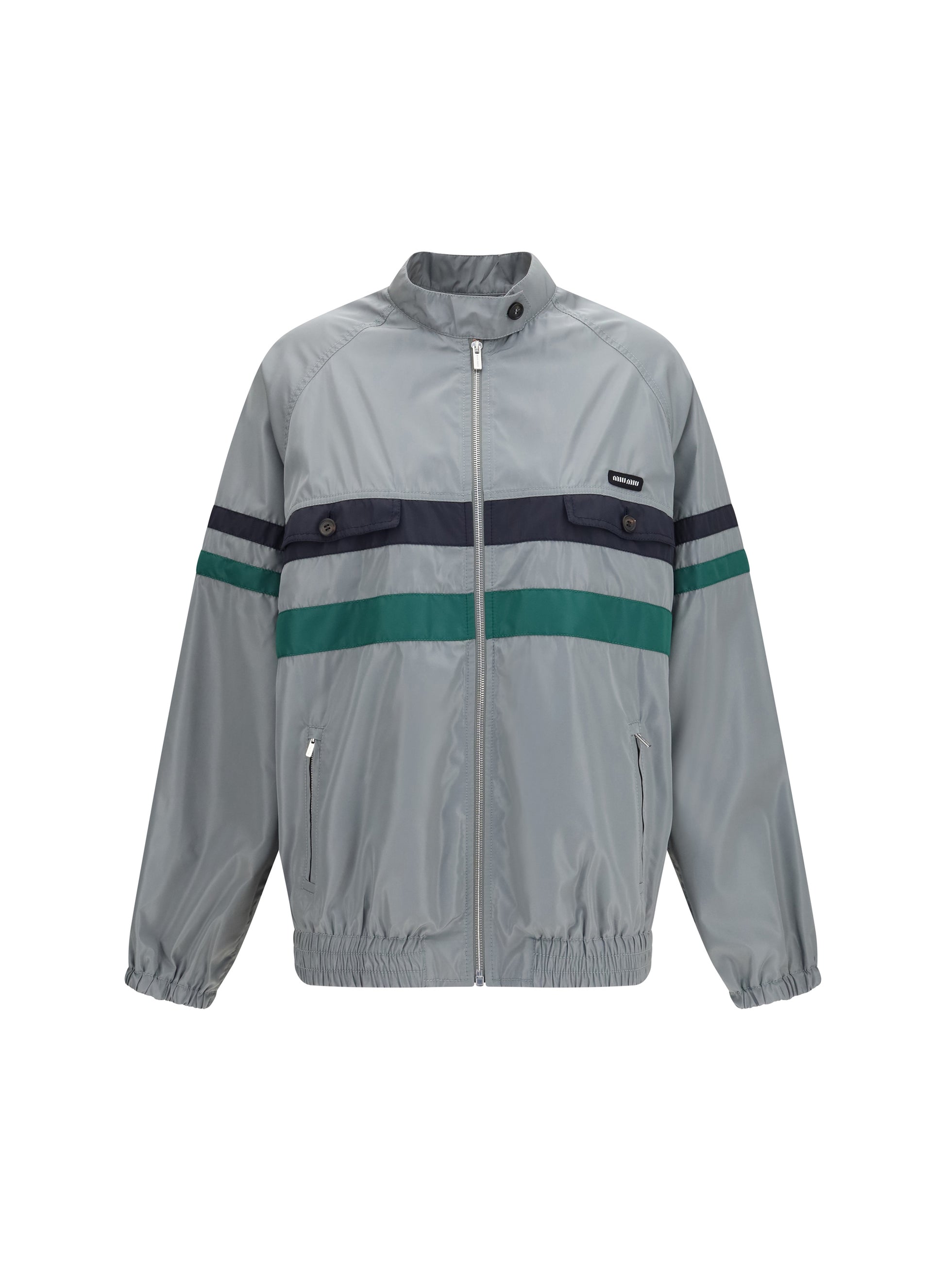 Miu Miu Women Technical Silk Jacket MIU MIU