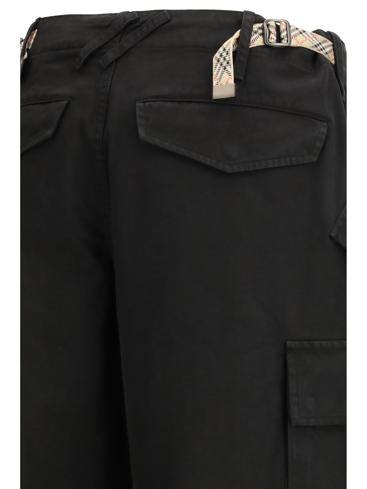 Burberry Men Cotton Twill Cargo Trousers BURBERRY