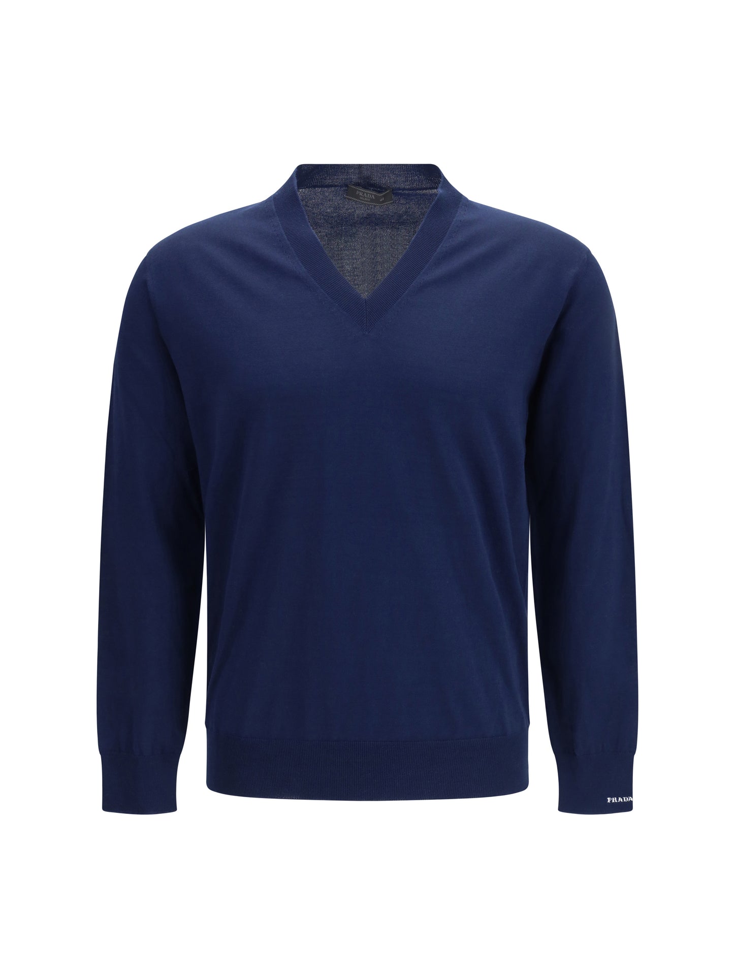 Prada Men Cotton V-Neck Sweater PRADA