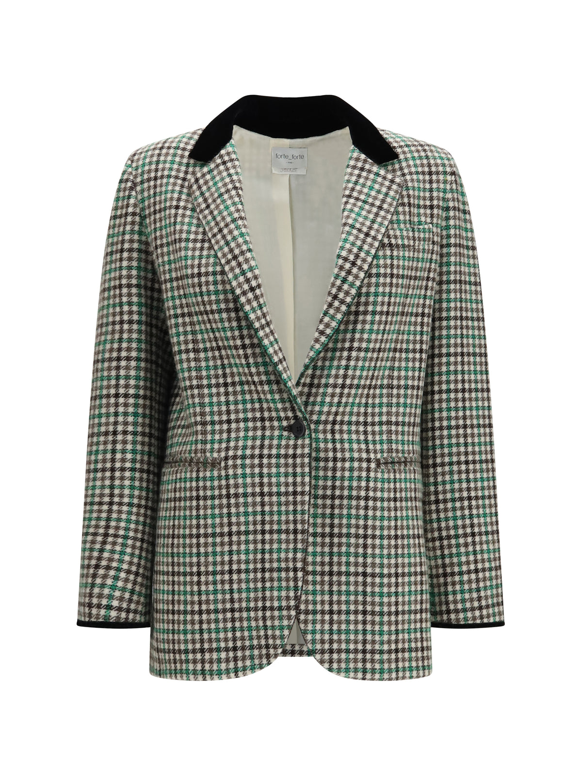 Forte_Forte Women British Check Jacket FORTE FORTE