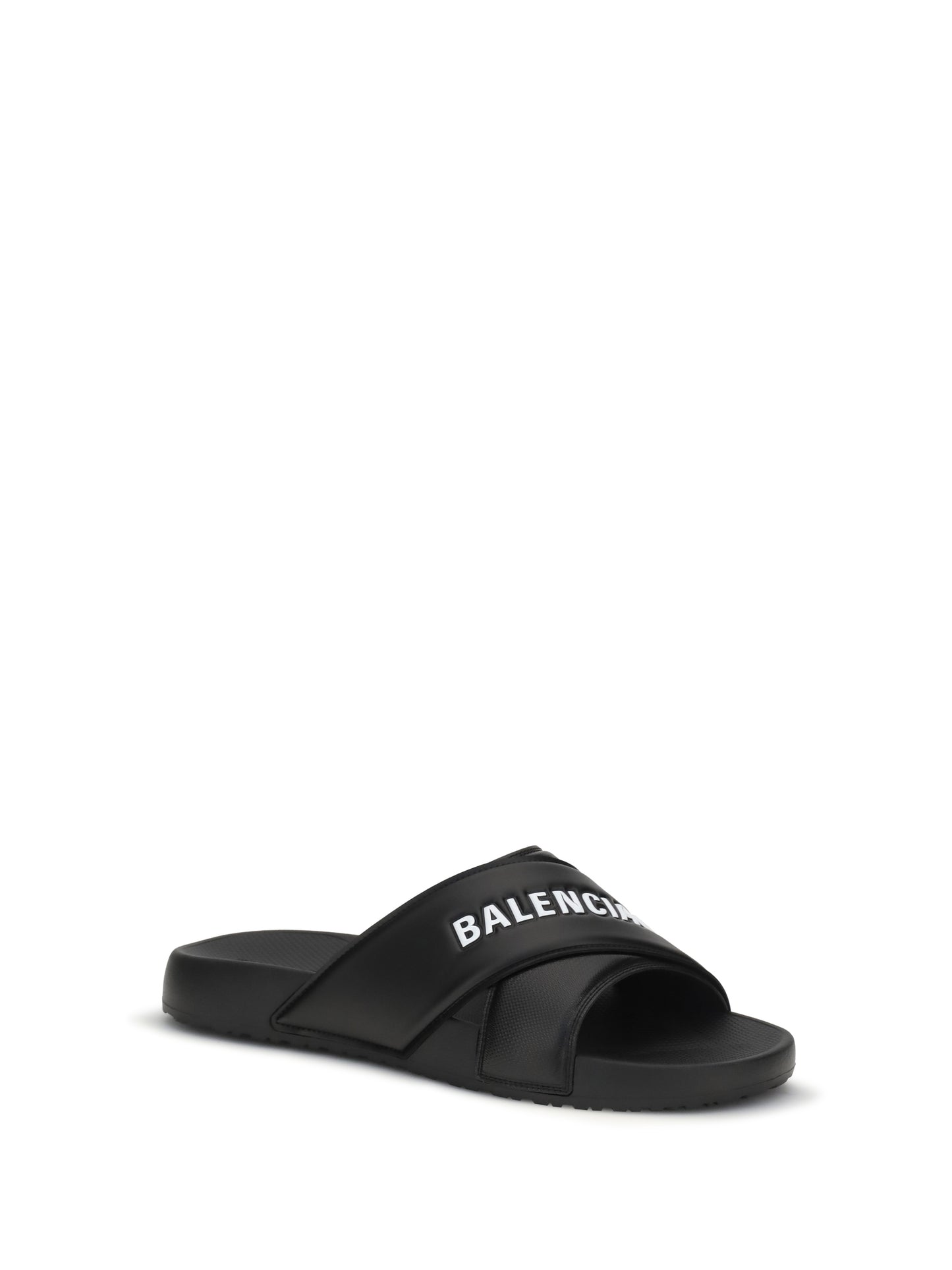 Balenciaga Men Cross-Logo Slides BALENCIAGA