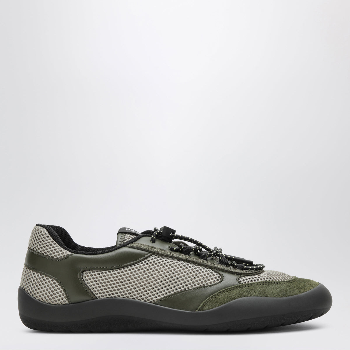 Prada Military Green Speedrock Sneakers In Mesh Women PRADA