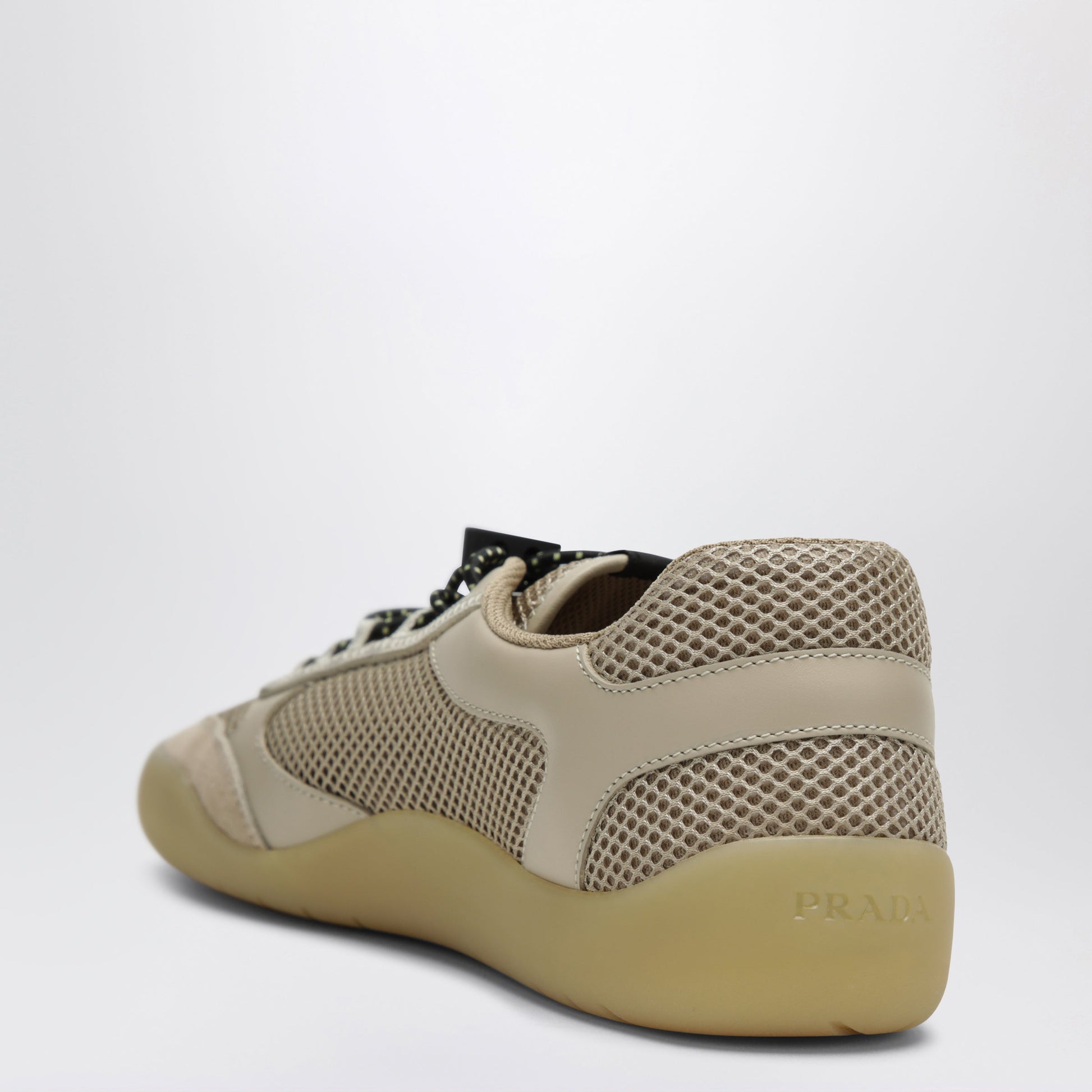Prada Desert-Coloured Speedrock Trainers In Mesh Fabric Women PRADA